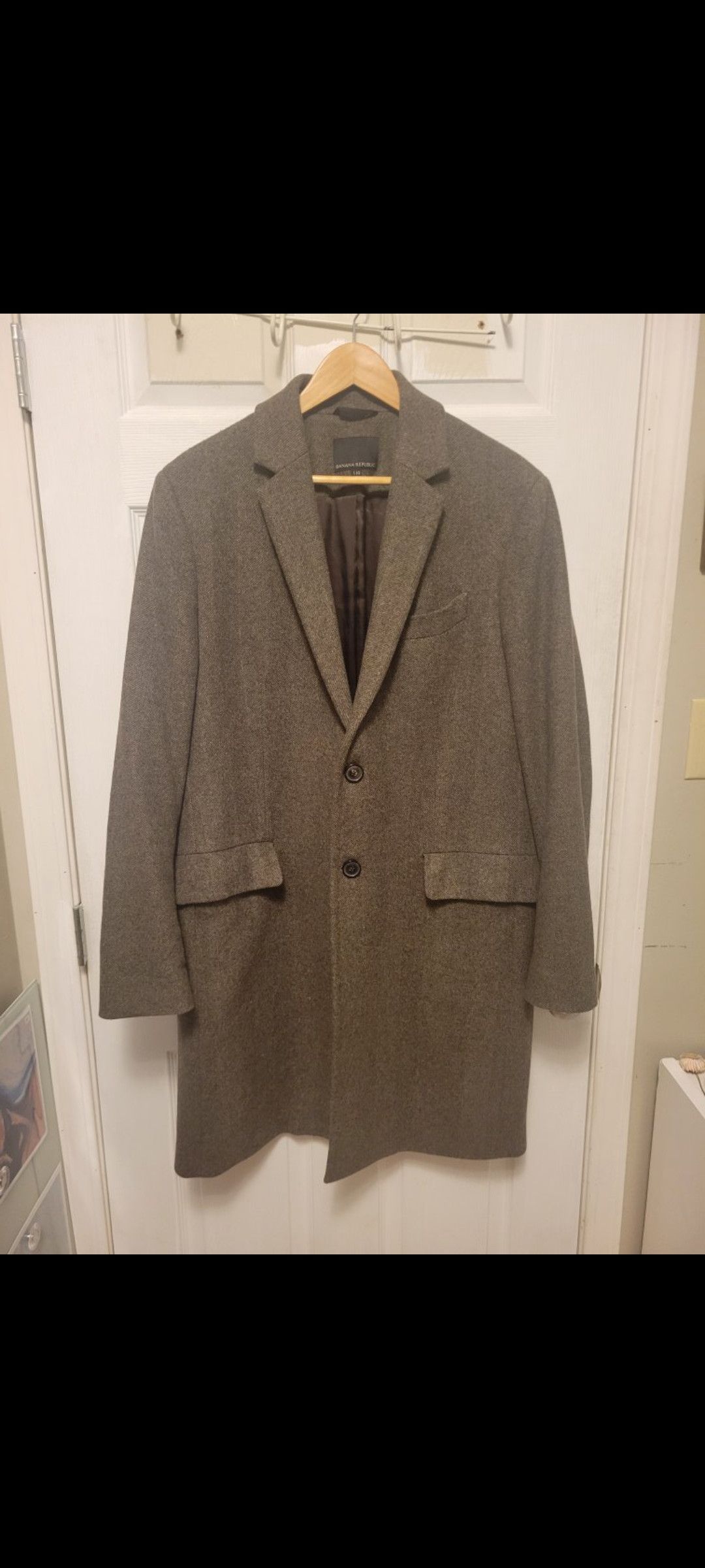 Banana Republic Banana Republic Wool Overcoat – Classic Size US L / EU 52-54 / 3 - 1 Thumbnail