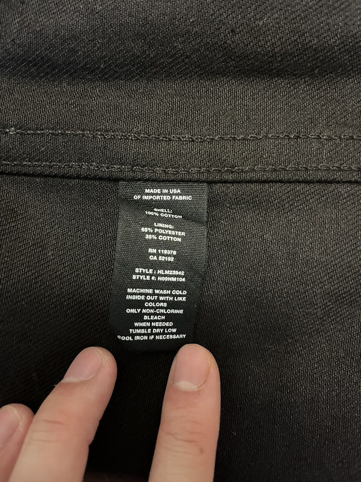 Helmut Lang 87 Jacket - Pure Black