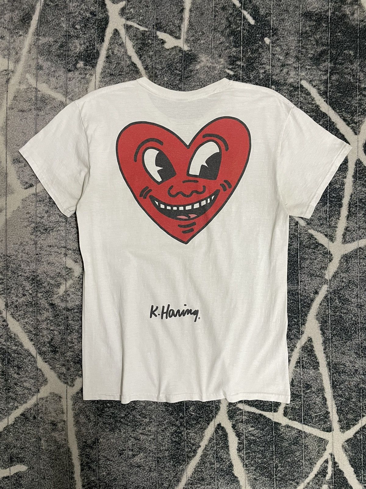 Keith Haring RARE KEITH HARING LOVE TEE Size US M / EU 48-50 / 2 - 1 Thumbnail