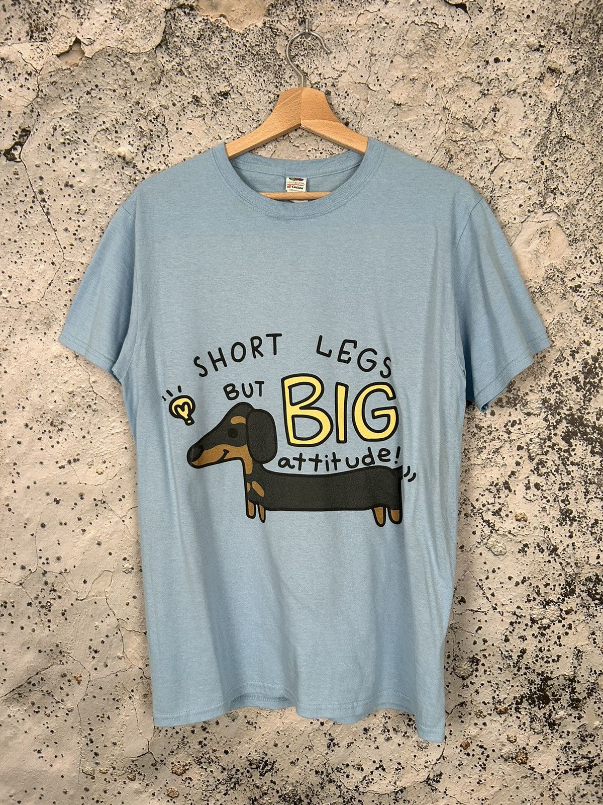 Vintage Vintage Dachshund Animal Graphic Tee Baby Blue Retro Size US S / EU 44-46 / 1 - 1 Thumbnail