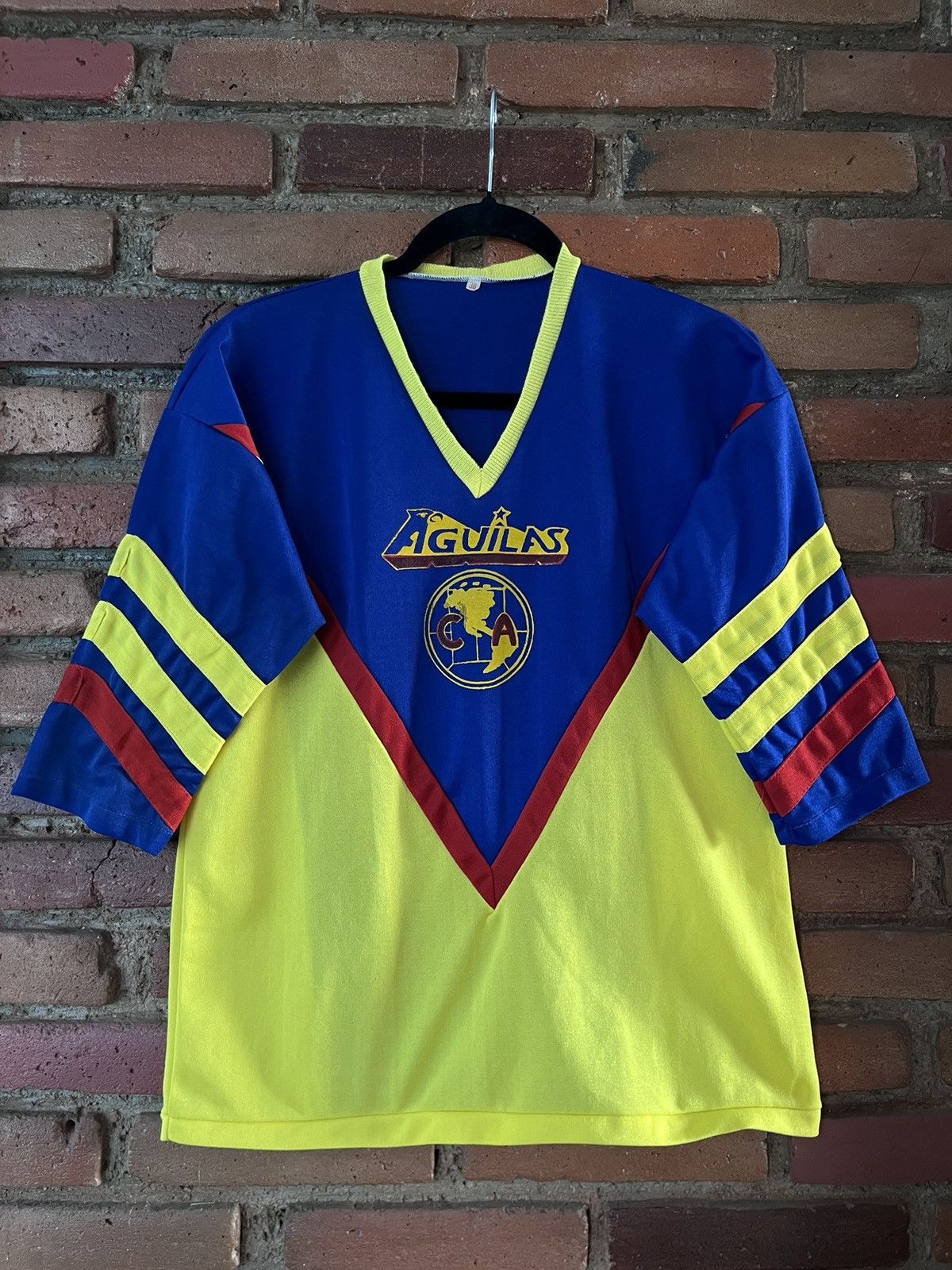 Vintage VNTG 80S BOOTLEG AGUILAS DEL AMÉRICA JERSEY Size US S / EU 44-46 / 1 - 1 Thumbnail