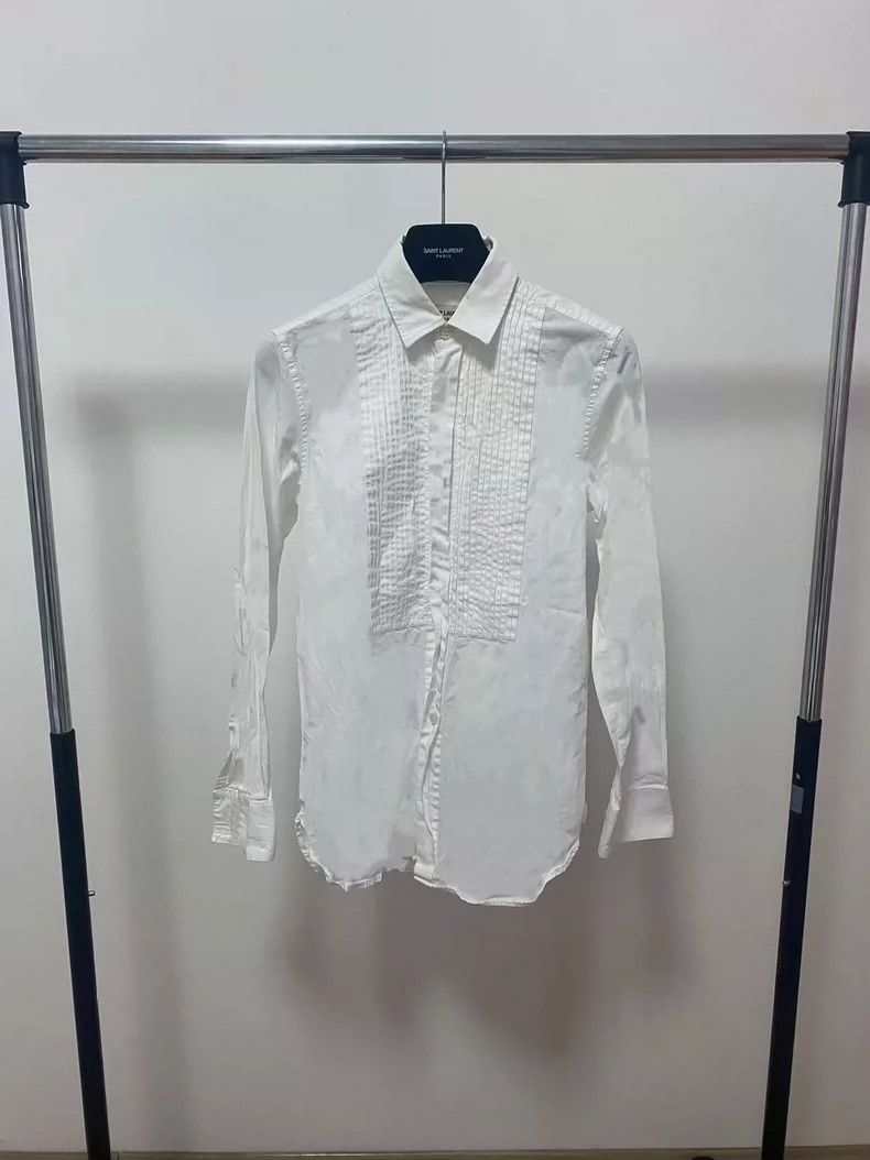 Saint Laurent Paris Saint Laurent Paris 16 FW White Organ Shirt Size XS / US 0-2 / IT 36-38 - 1 Thumbnail
