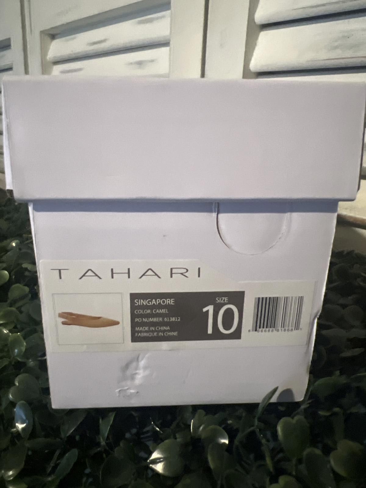 Elie Tahari Tahari Beige Vegan Textile Slingback Flats, Size 10 Size US 10 / IT 40 - 8 Thumbnail