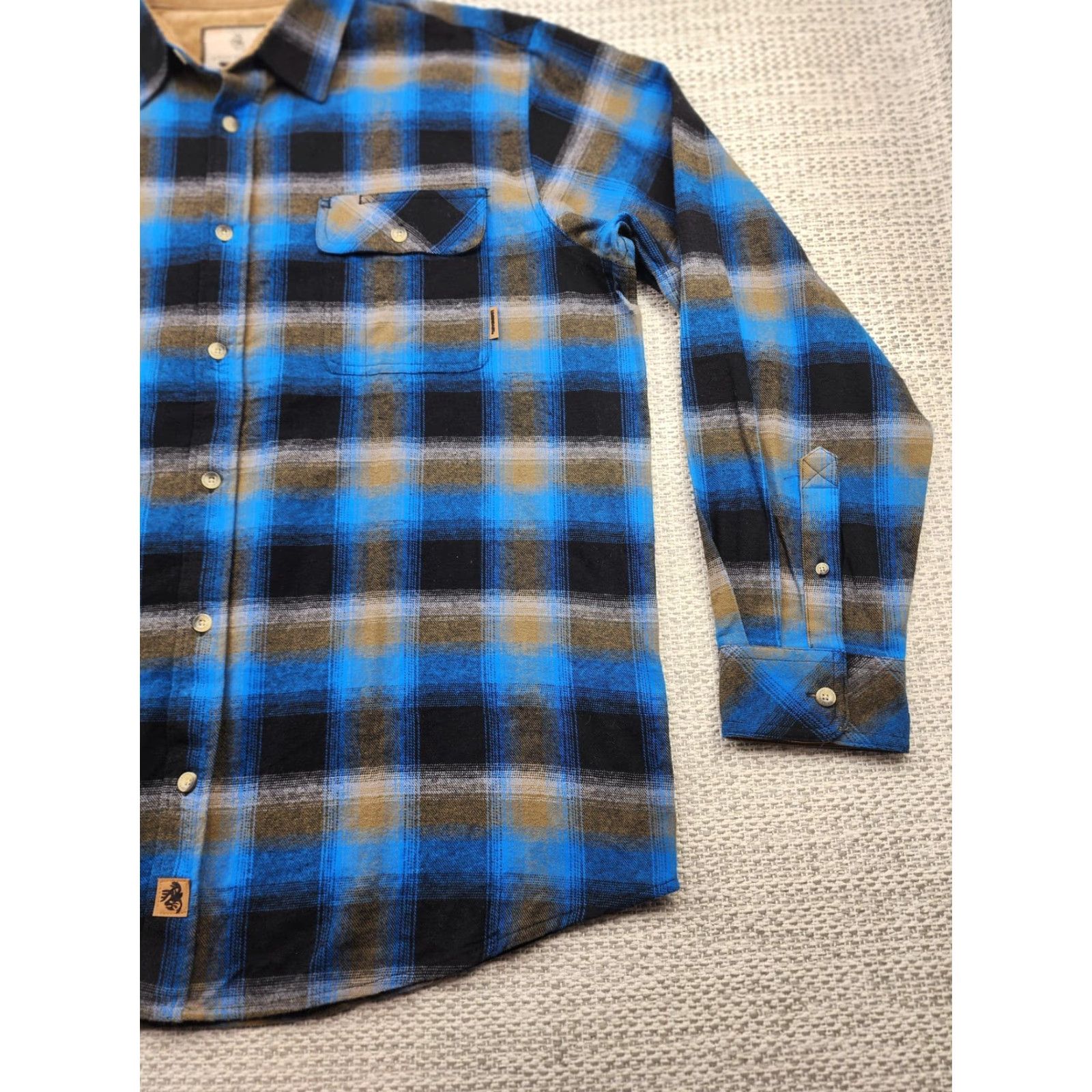 Vintage Legendary Whitetails Shirt Mens XL Blue Plaid Flannel Button-Down Shirt Size US XL / EU 56 / 4 - 4 Thumbnail