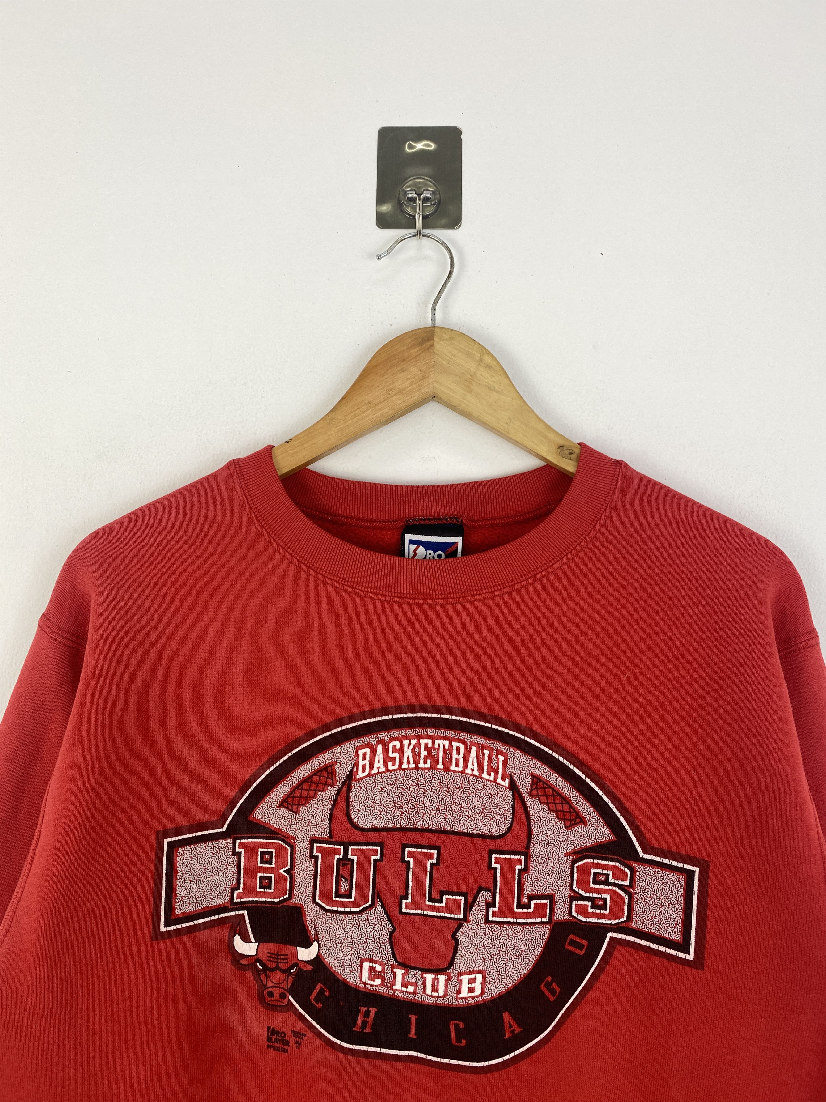 MLB × Pro Player × Vintage Vintage 90s Chicago Bulls Crewneck Sweatshirt SH0019 Size US L / EU 52-54 / 3 - 2 Thumbnail