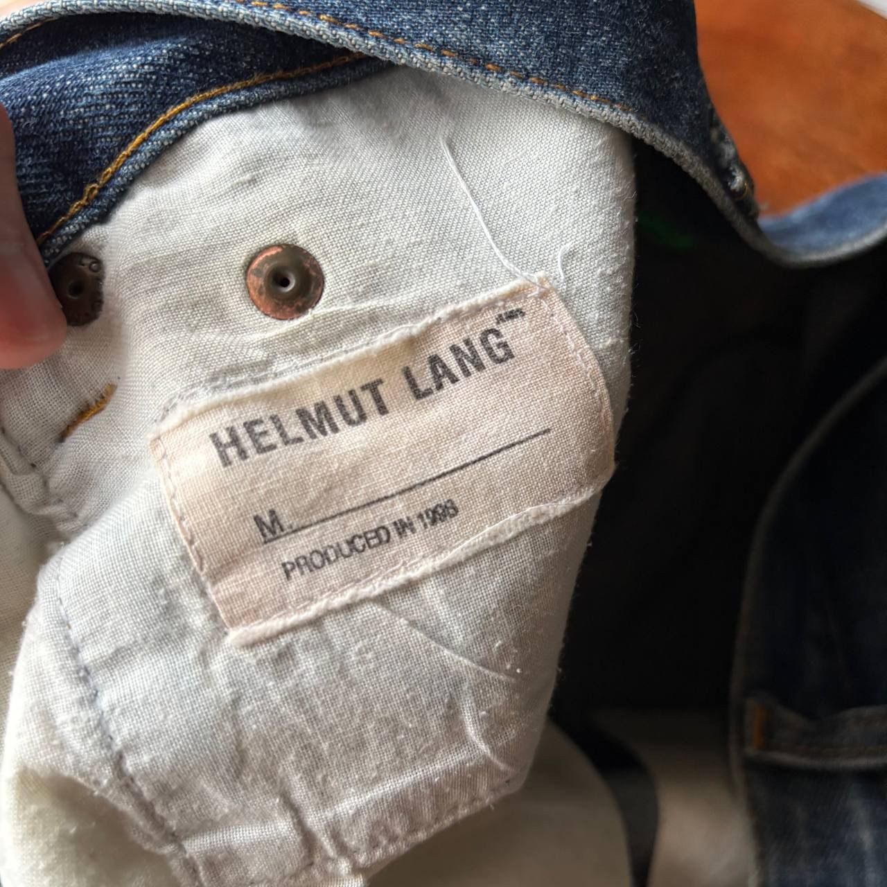 Helmut Lang Vintage Helmut Lang 1998 Classic Raw Denim Button Fly Jeans Size US 30 / EU 46 - 12 Thumbnail