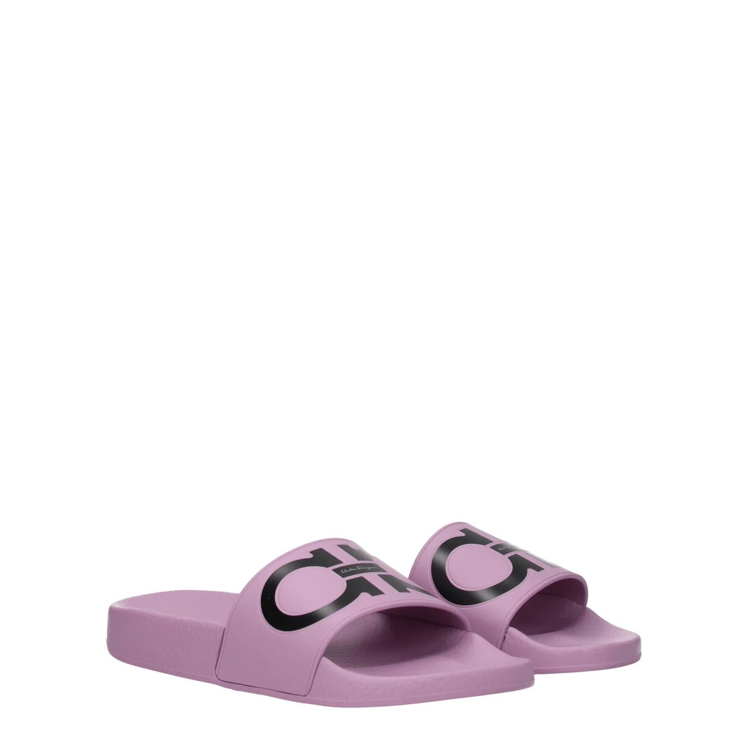 Salvatore Ferragamo ob1o1e1224 Rubber Slippers in Violet Size US 11 / IT 41 - 2 Thumbnail