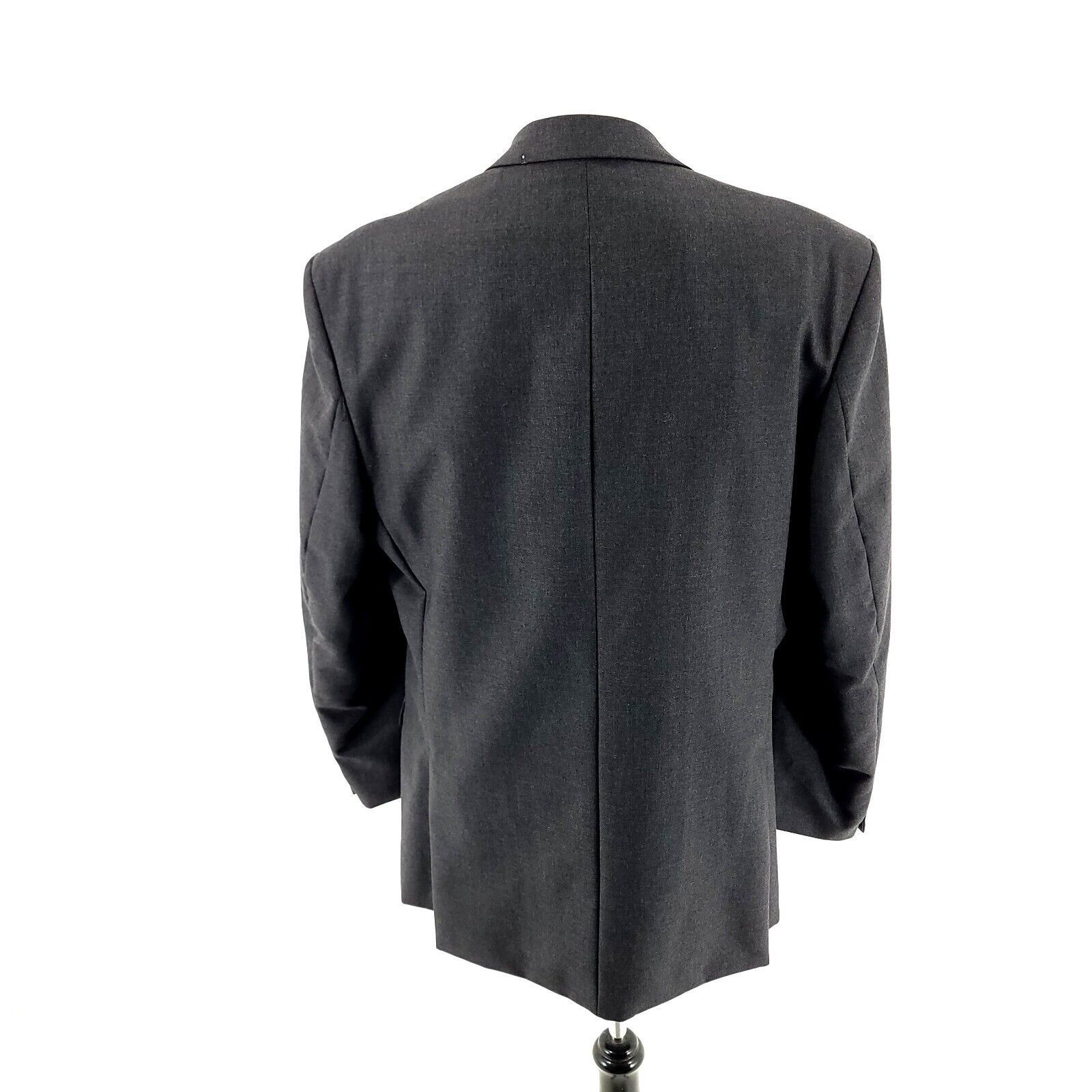 Savile Row DAMAGED Alexandre London Of England Savile Row Wool 2 Button Size 44L - 7 Thumbnail