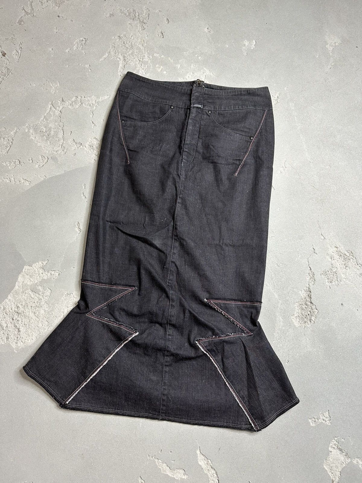 Marithe + Francois Girbaud × Vintage martine francois girbaud skirt vintage 00s Size 32" / US 10 / IT 46 - 3 Thumbnail
