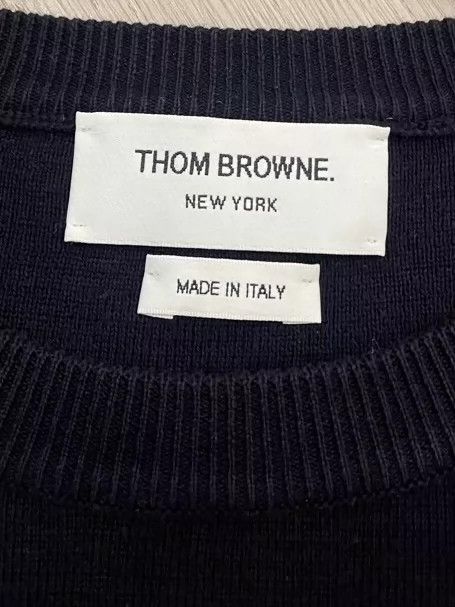 Thom Browne Thom Browne size2 Golden round neck knit sweater Size US M / EU 48-50 / 2 - 5 Thumbnail