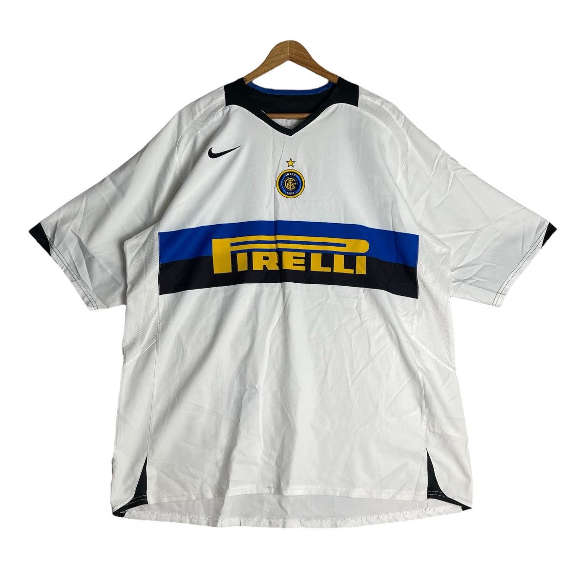 Nike × Vintage Vintage Nike Inter Milan Pirelli 2005/2006 Away Jersey Size US XXL / EU 58 / 5 - 1 Thumbnail