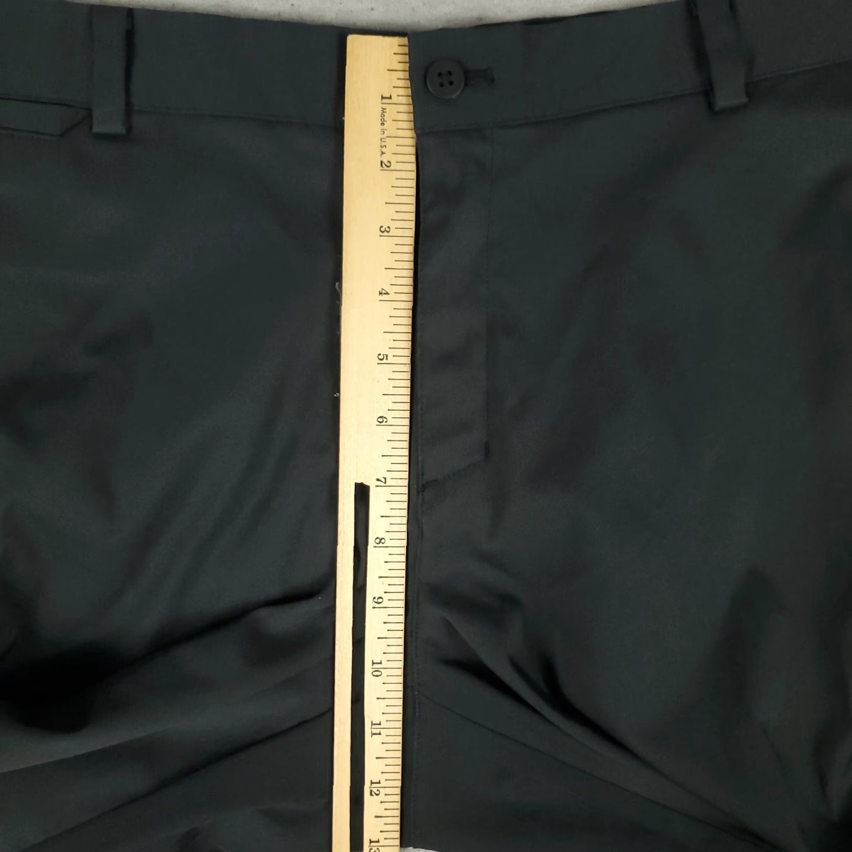 Nike Nike Pants Mens 34x32 Black Chino Flat Front Dri Fit Polyester Blend Regular Straight Logo Pockets Vintage No Size US 34 / EU 50 - 4 Thumbnail