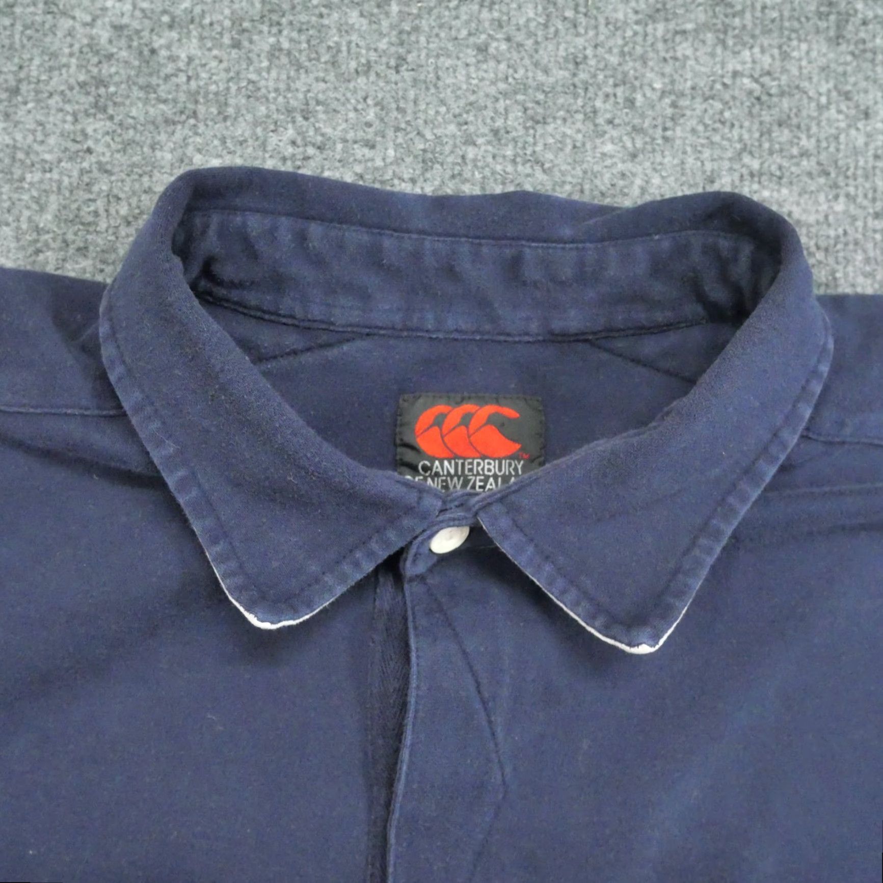 Vintage VINTAGE Canterbury Of New Zealand Shirt Mens 2XL Blue Rugby Sailing Y2K Polo Size US XXL / EU 58 / 5 - 3 Thumbnail
