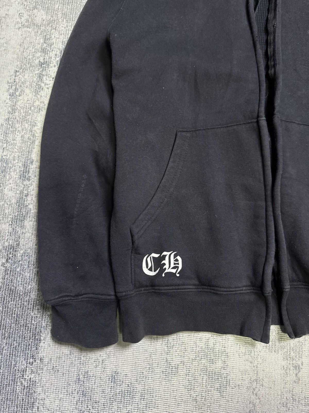 Chrome Hearts THRASHED! CROSS PLUS THERMAL HOODIE Size US S / EU 44-46 / 1 - 9 Thumbnail