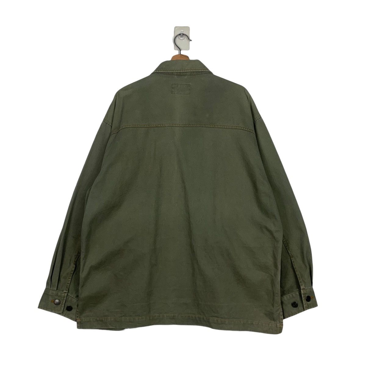 Japanese Brand MAUI And Sons Double Pocket Green Chore Jacket #1804-C16 Size US XL / EU 56 / 4 - 7 Thumbnail
