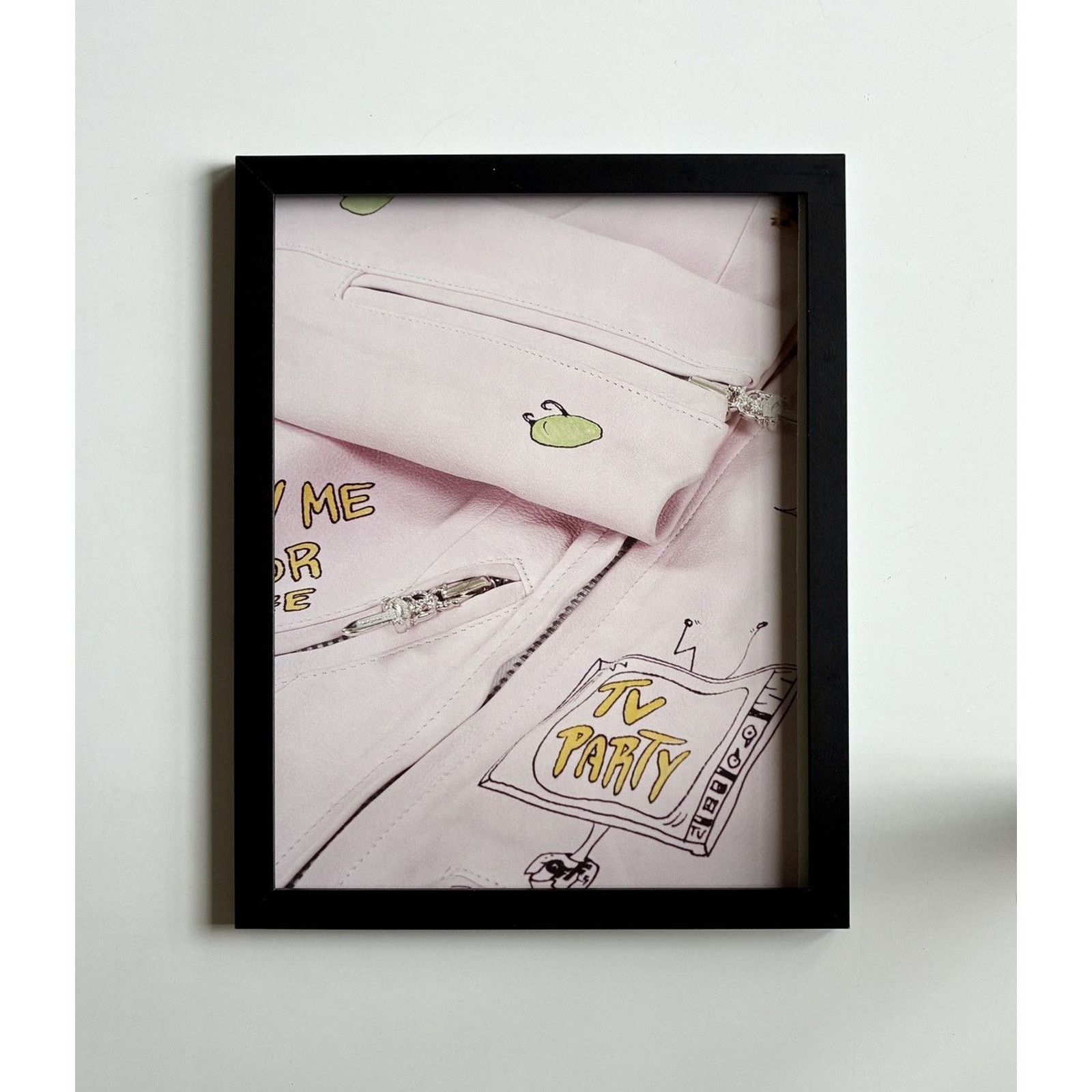 Chrome Hearts × Japanese Brand × Vintage Chrome Hearts pink jacket photo Framed poster 9x11 Size ONE SIZE - 1 Thumbnail