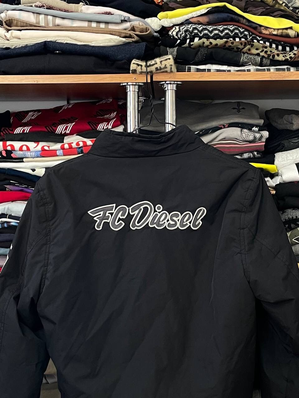 Diesel × Vintage Diesel Vintage Y2K Bomber Nylon Jacket Size M / US 6-8 / IT 42-44 - 9 Thumbnail