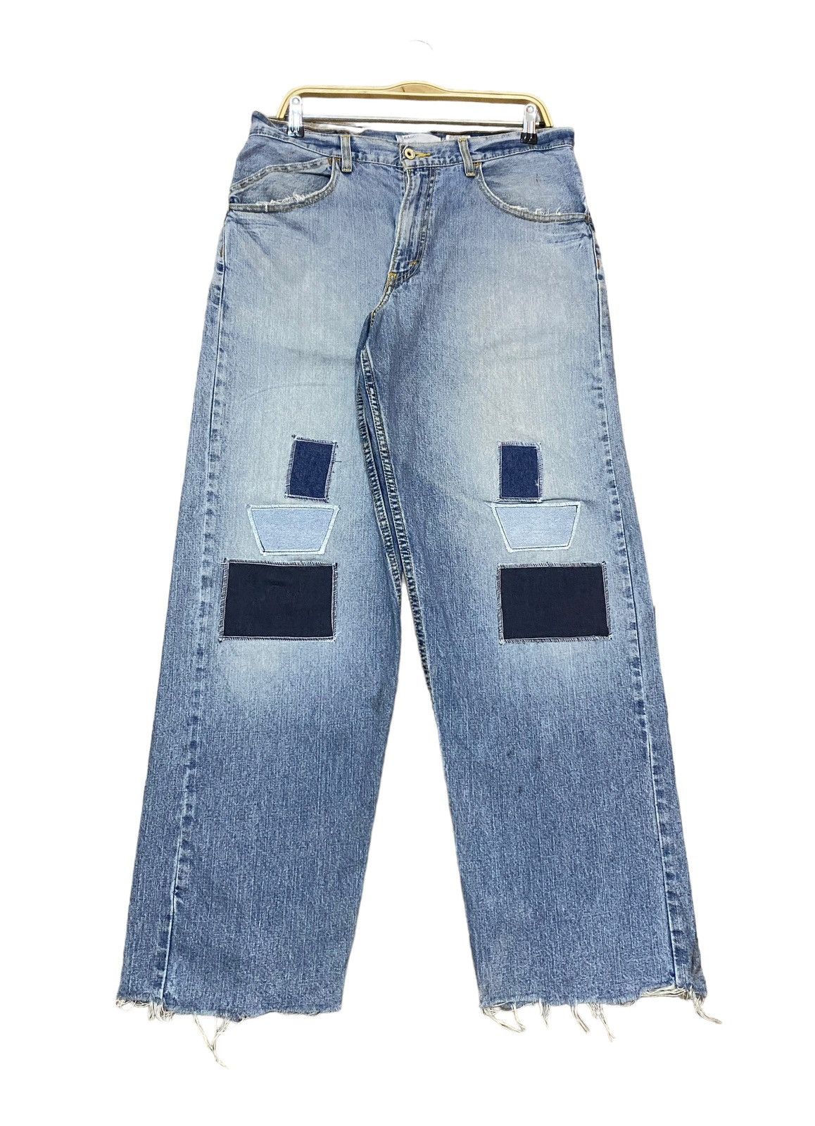 Levi's Vintage Brand Levi’s Silver Tab Patchwork Jeans 1990s Size US 34 / EU 50 - 1 Thumbnail
