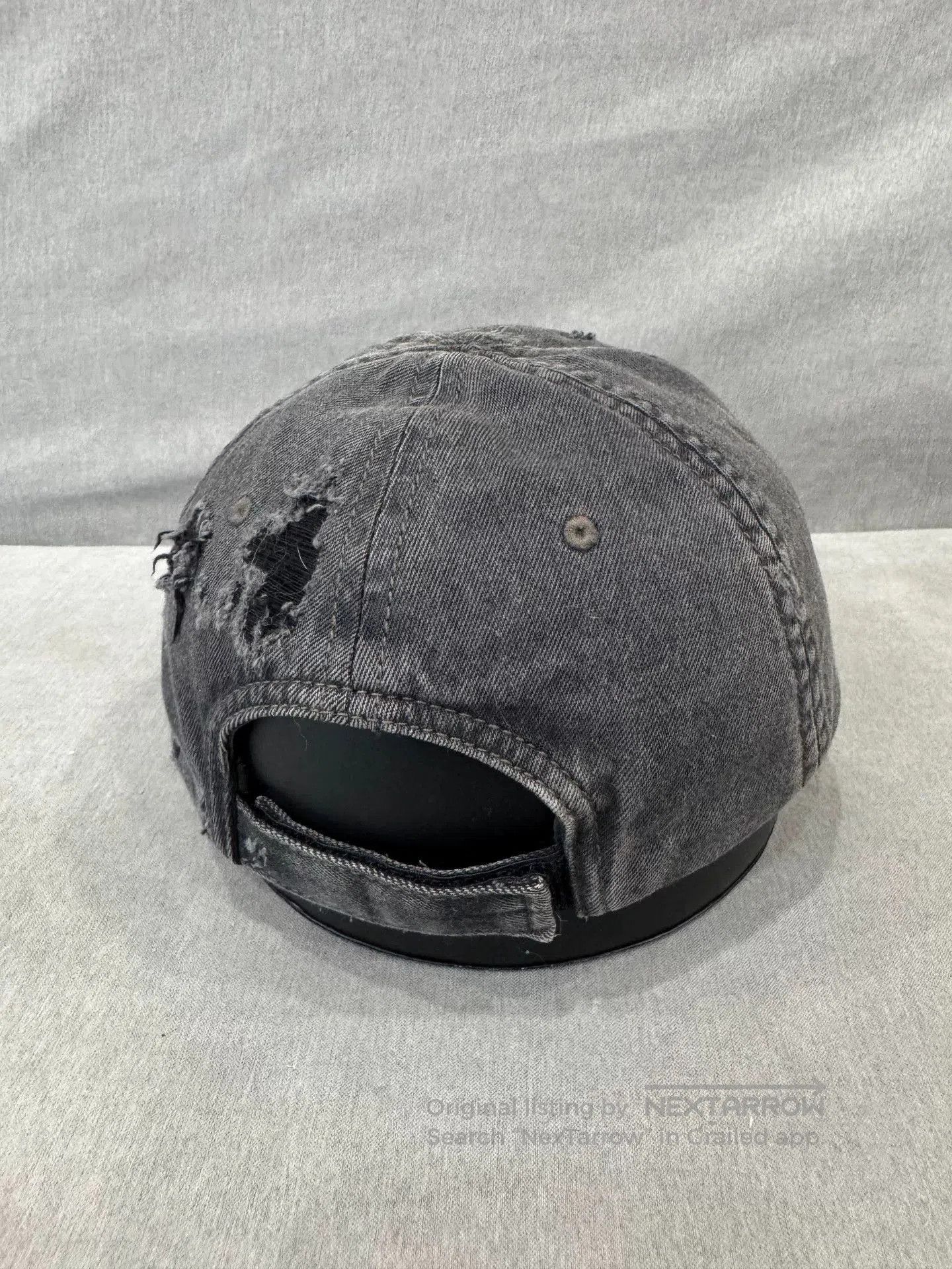 Balenciaga balenciaga distressed embroidery baseball cap. Size ONE SIZE - 3 Thumbnail