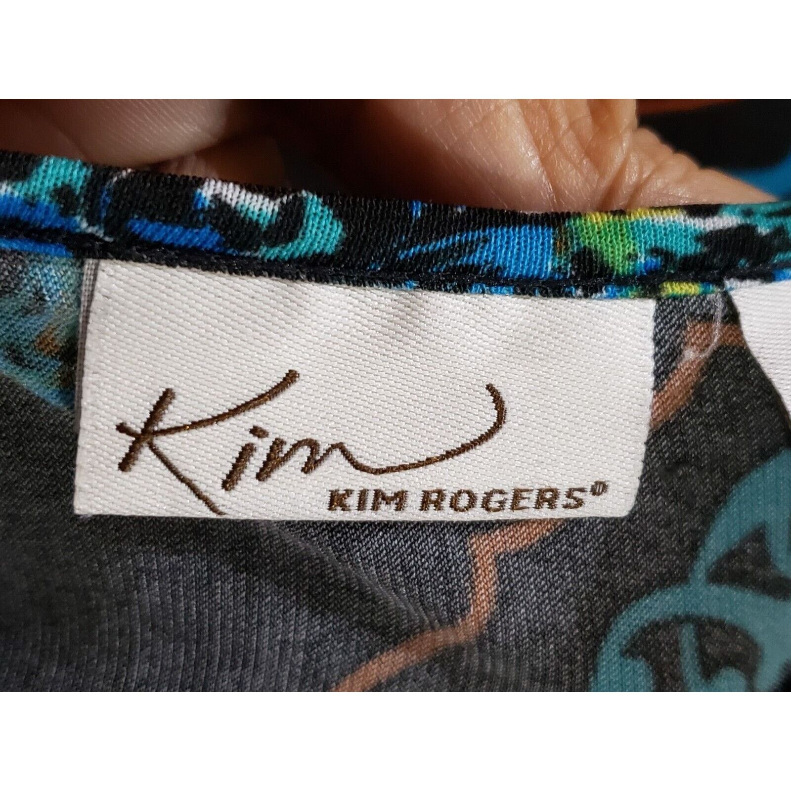 Other Kim Rogers Polyester Round Neck Long Sleeve Top Blouse Large Size L / US 10 / IT 46 - 9 Thumbnail