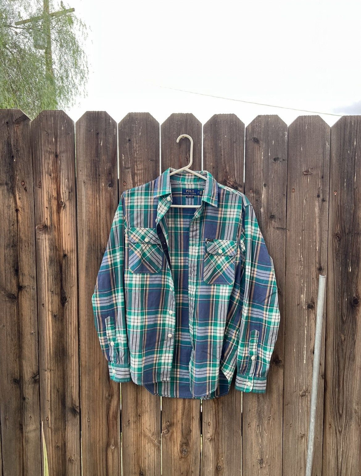 Polo Ralph Lauren Sz S Polo Ralph Lauren Green Patterned flannel Size US S / EU 44-46 / 1 - 1 Thumbnail