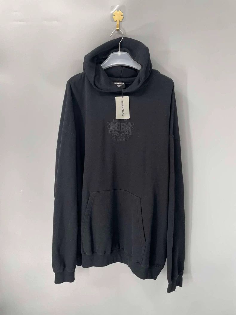 Balenciaga Balenciaga Double B Wheatear Hooded Sweater Size US XS / EU 42 / 0 - 1 Thumbnail