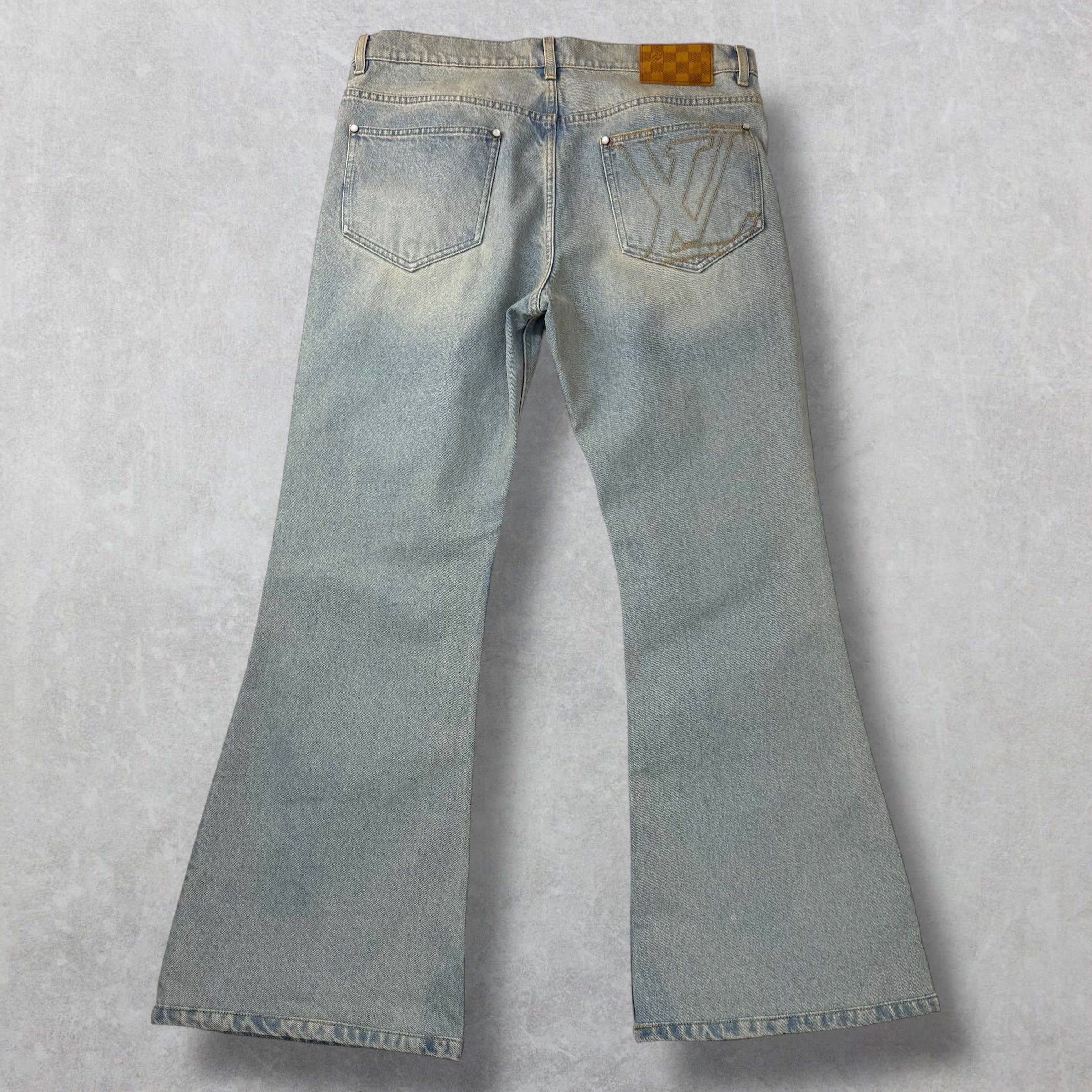 Louis Vuitton Louis Vuitton Flared Fit Denim Size 34 Size US 34 / EU 50 - 4 Thumbnail