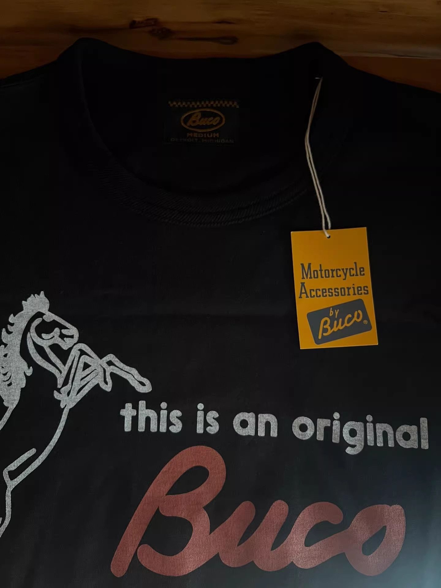 The Real McCoy's Real McCoy BUCO Black Motorcycle Long-sleeve T Size US M / EU 48-50 / 2 - 9 Thumbnail