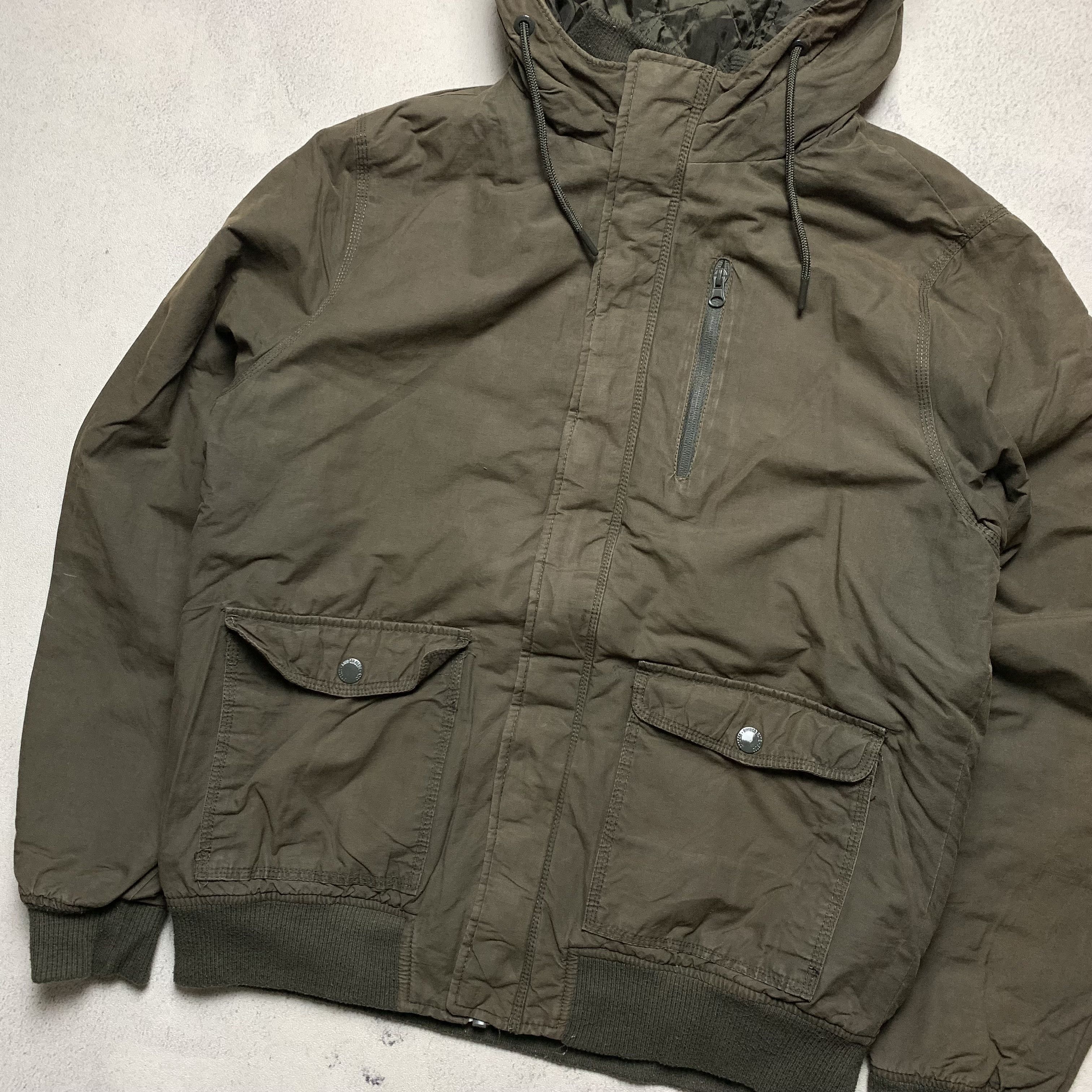 H&M H&M Bomber Hooded Jacket Size US L / EU 52-54 / 3 - 2 Thumbnail