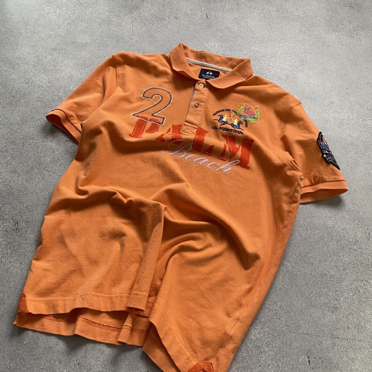 La Martina Y2K Vintage La Martina Polo Shirt Size US XL / EU 56 / 4 - 2 Thumbnail