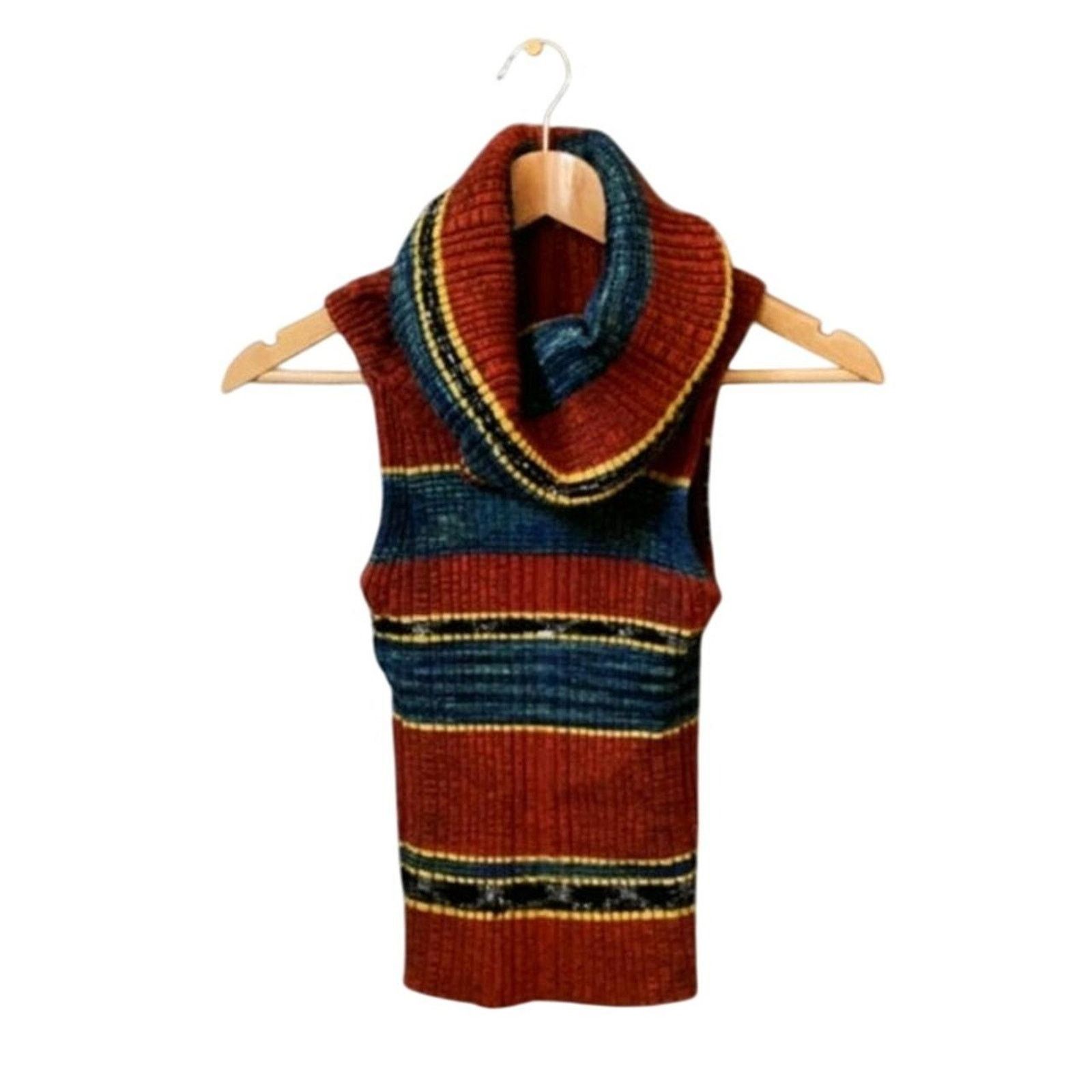 Anthropologie Anthropologie multicolor sleeveless knit sweater Size S / US 4 / IT 40 - 5 Thumbnail
