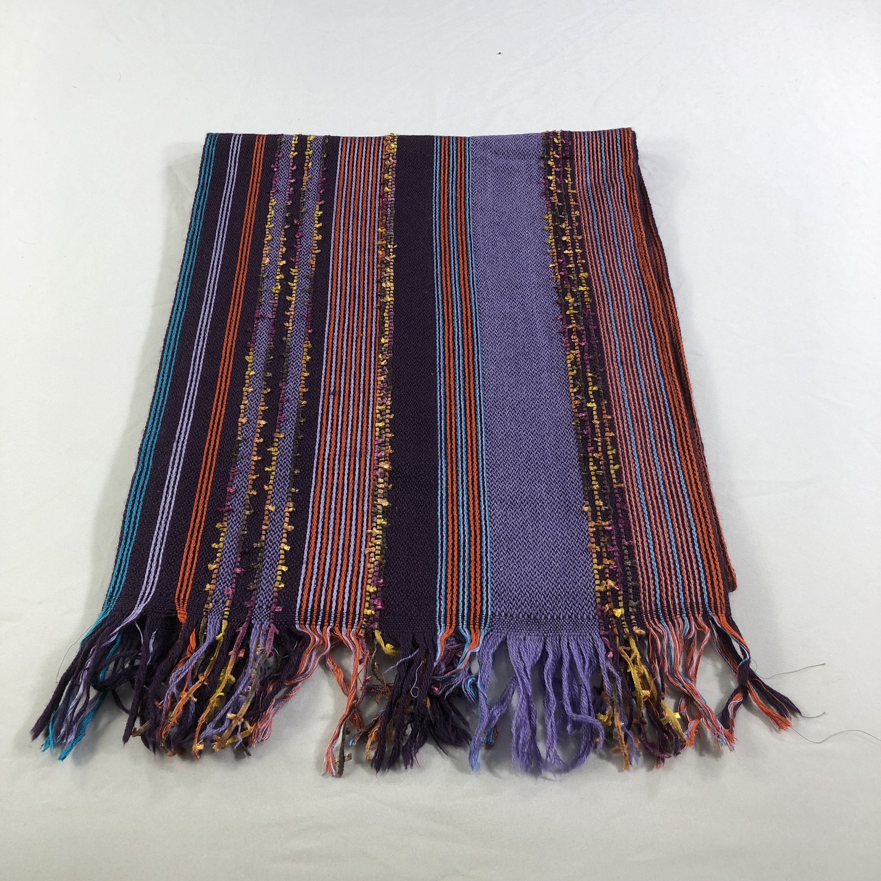 Vintage Lanificio Alfredo Pria Wool Scarf Muffler V1534 Size ONE SIZE - 2 Thumbnail