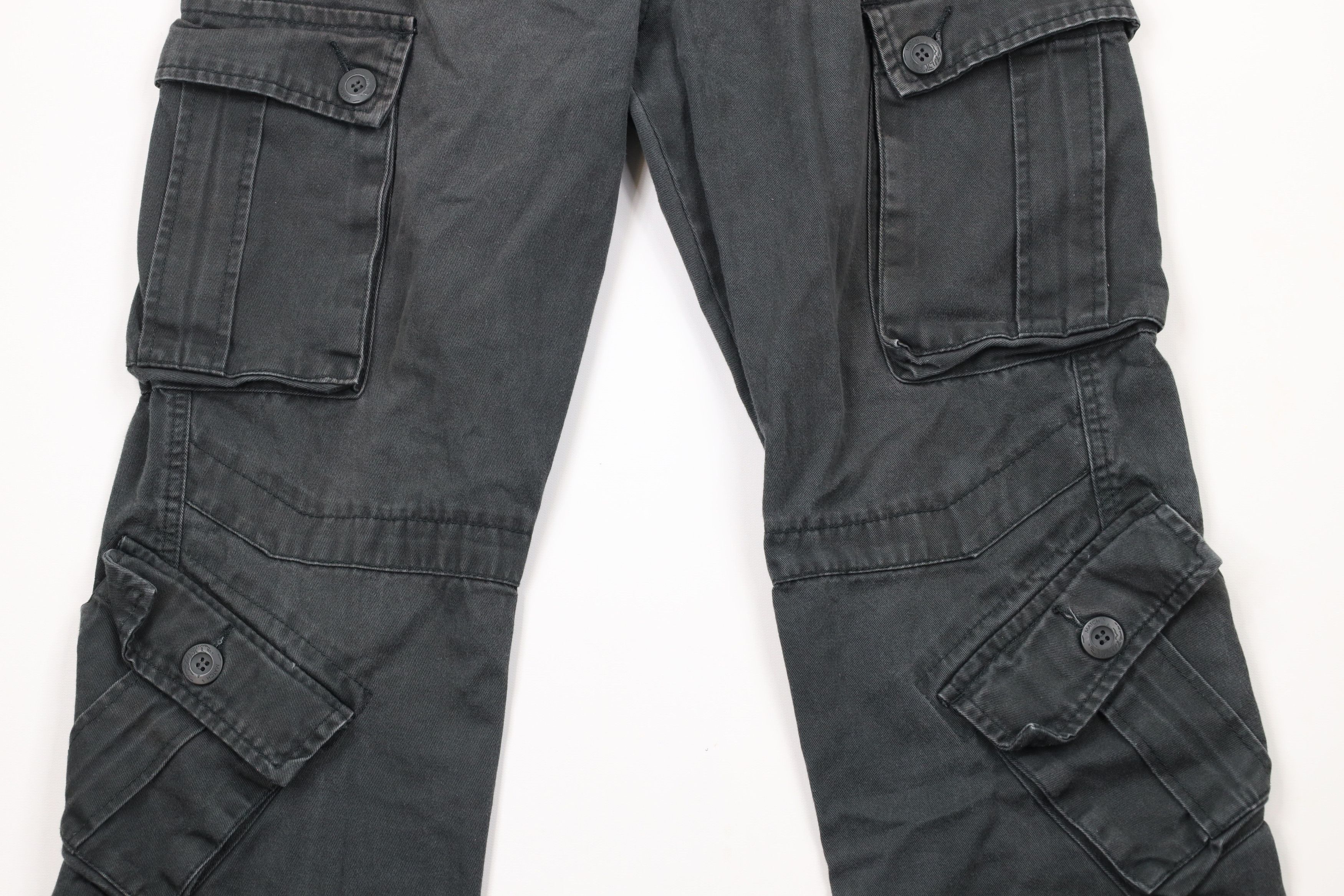 Vintage Vintage Streetwear Fit Tactical Cargo Pants Gray Cotton Size US 30 / EU 46 - 3 Thumbnail