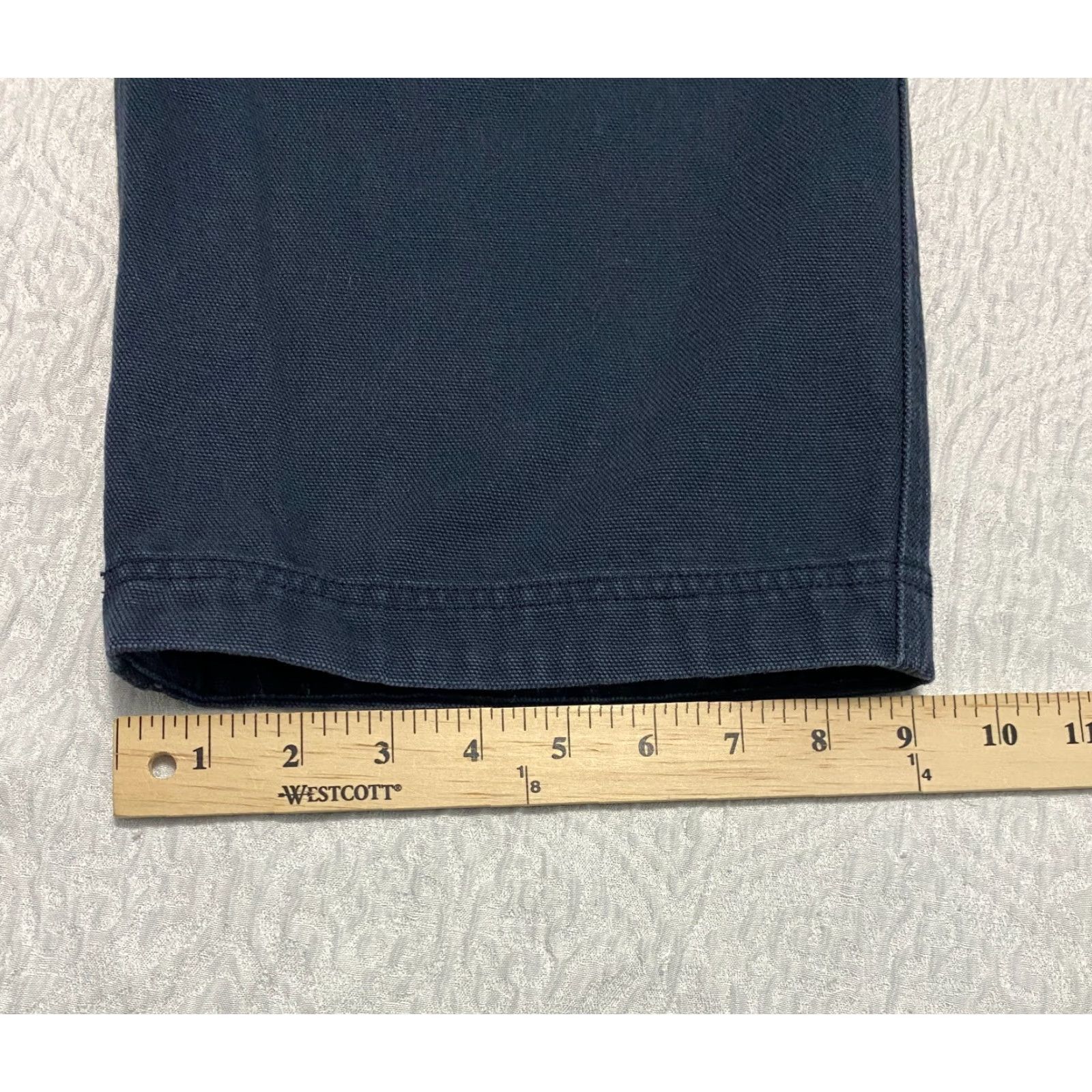 CO Duluth Cargo Pants Men's 36×32 Blue Workwear Canvas 100 % cotton Cargo Straight Pockets Workwear Mens 90s? Size US 36 / EU 52 - 8 Thumbnail
