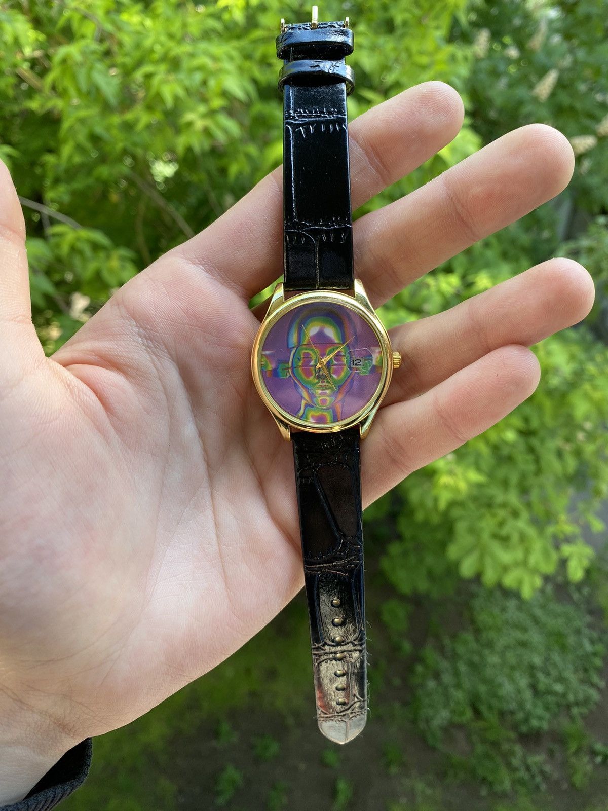 Japanese Brand × Jewelry × Vintage Stylish Art Watch with Unique Face Design Size ONE SIZE - 6 Thumbnail