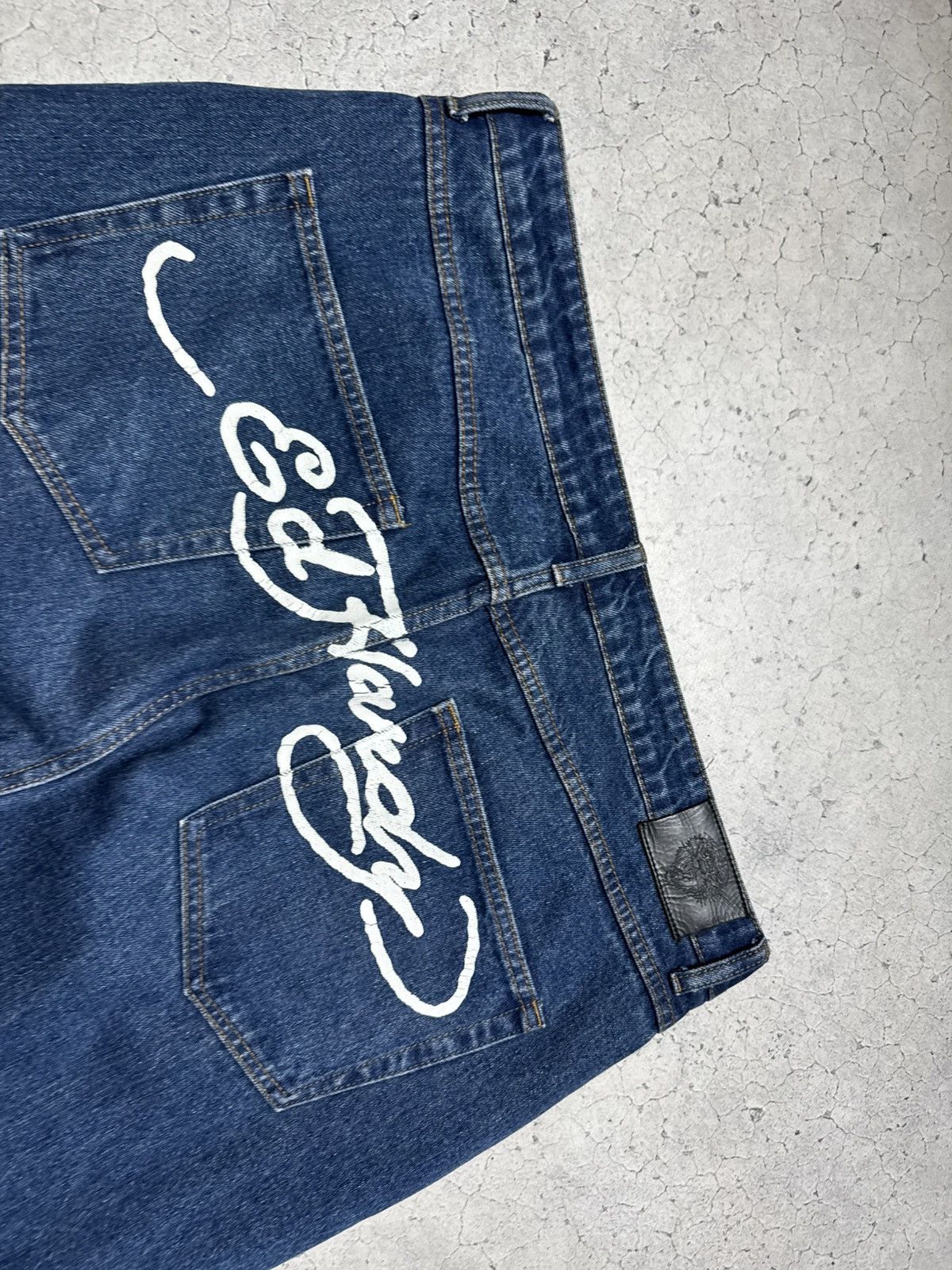 Ed Hardy Ed Hardy Baggy Big Logo Denim Jeans Size XXL Hype Size US 38 / EU 54 - 10 Thumbnail