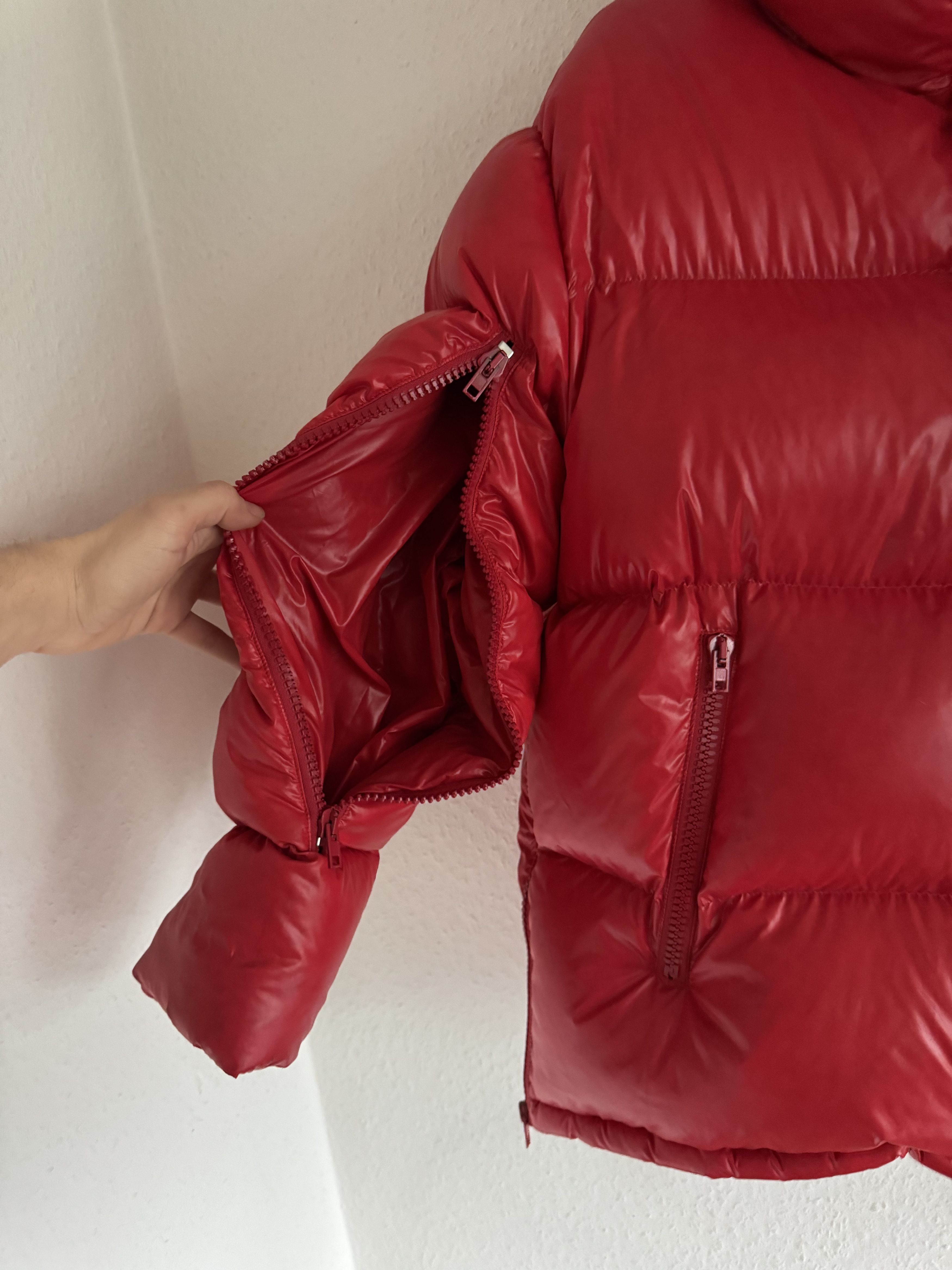 Calvin Klein 205W39NYC Red Oversized Puffer Jacket Size US XL / EU 56 / 4 - 14 Thumbnail