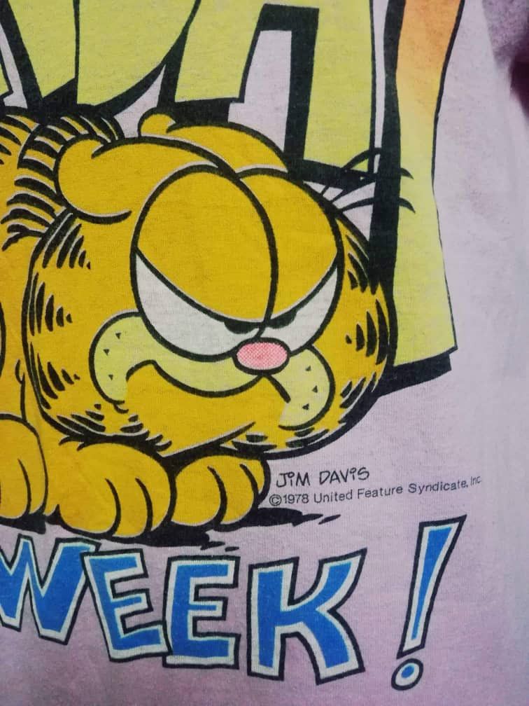 Vintage Vintage 70an Garfield Size US M / EU 48-50 / 2 - 5 Thumbnail