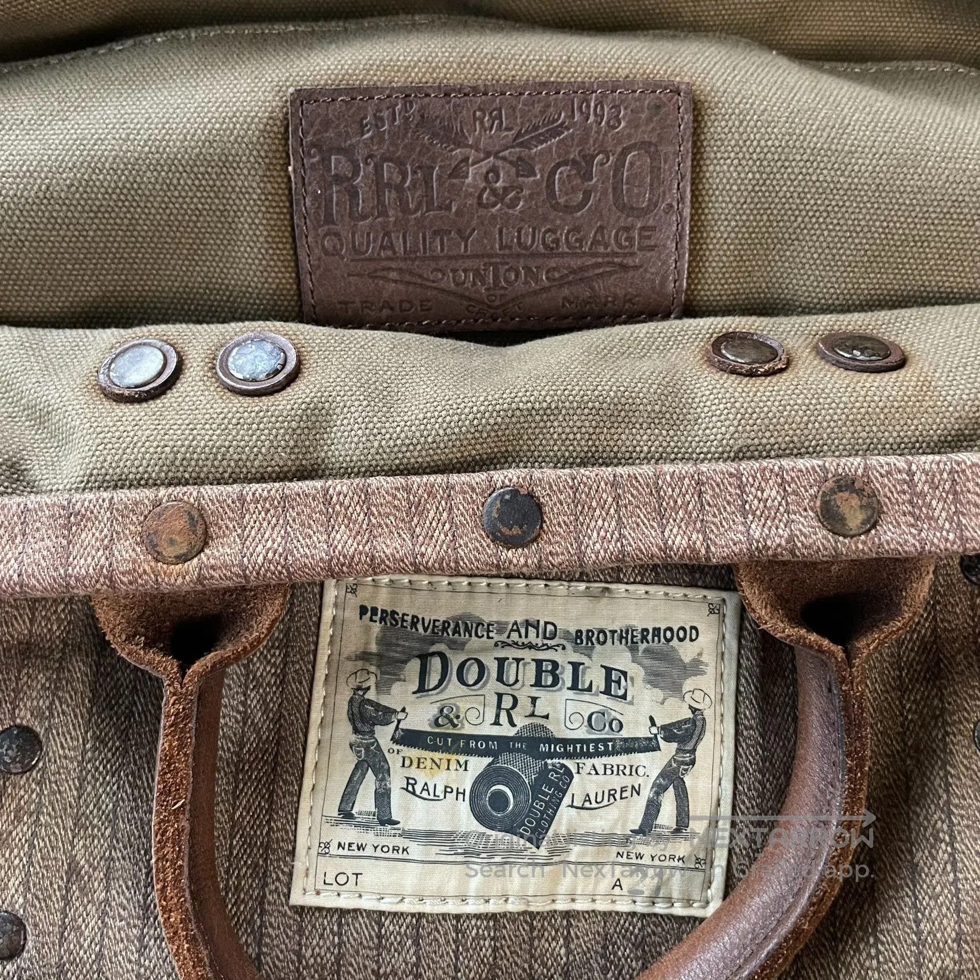 RRL Ralph Lauren RRL Ralph Lauren Doctor Travel Bag. Size ONE SIZE - 5 Thumbnail