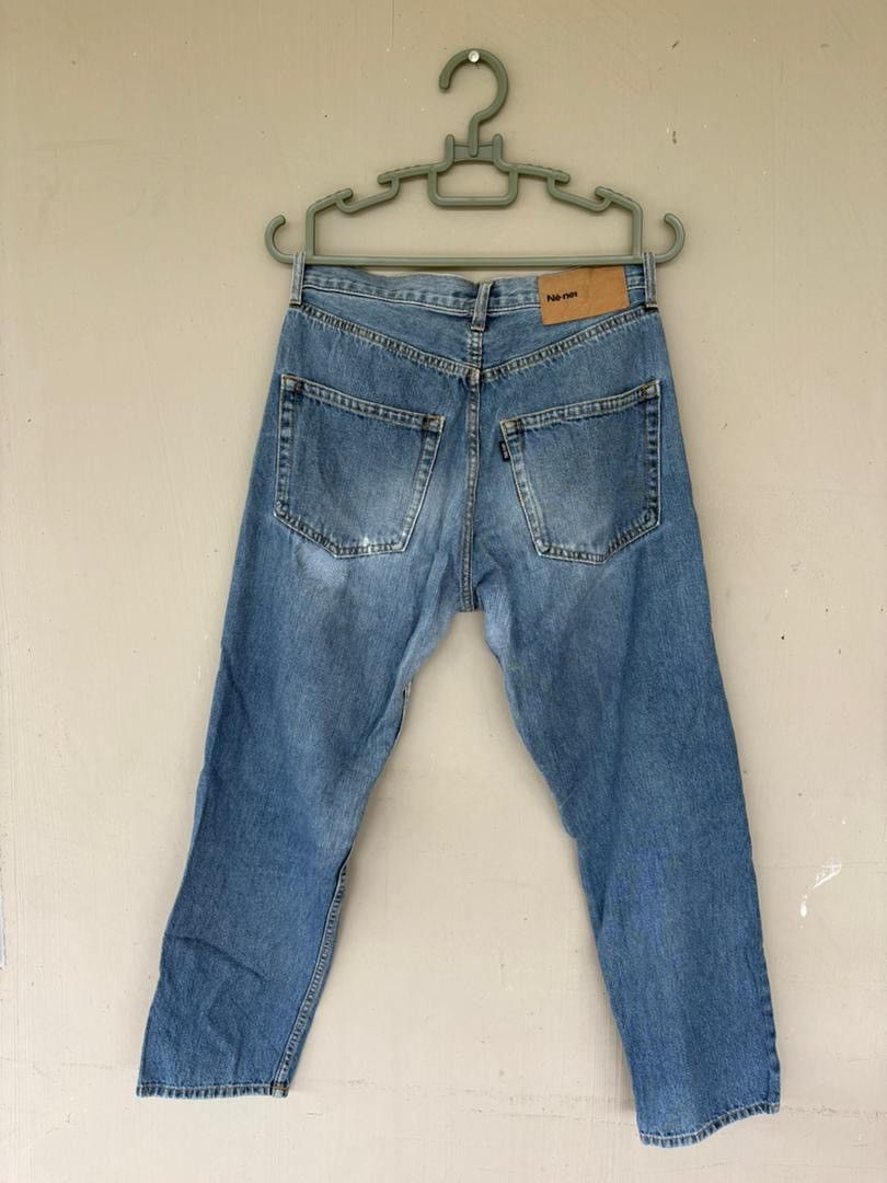 Issey Miyake VTG Issey Miyake Ne Net Denim Pant Cat PatchWork Design Size US 36 / EU 52 - 6 Thumbnail