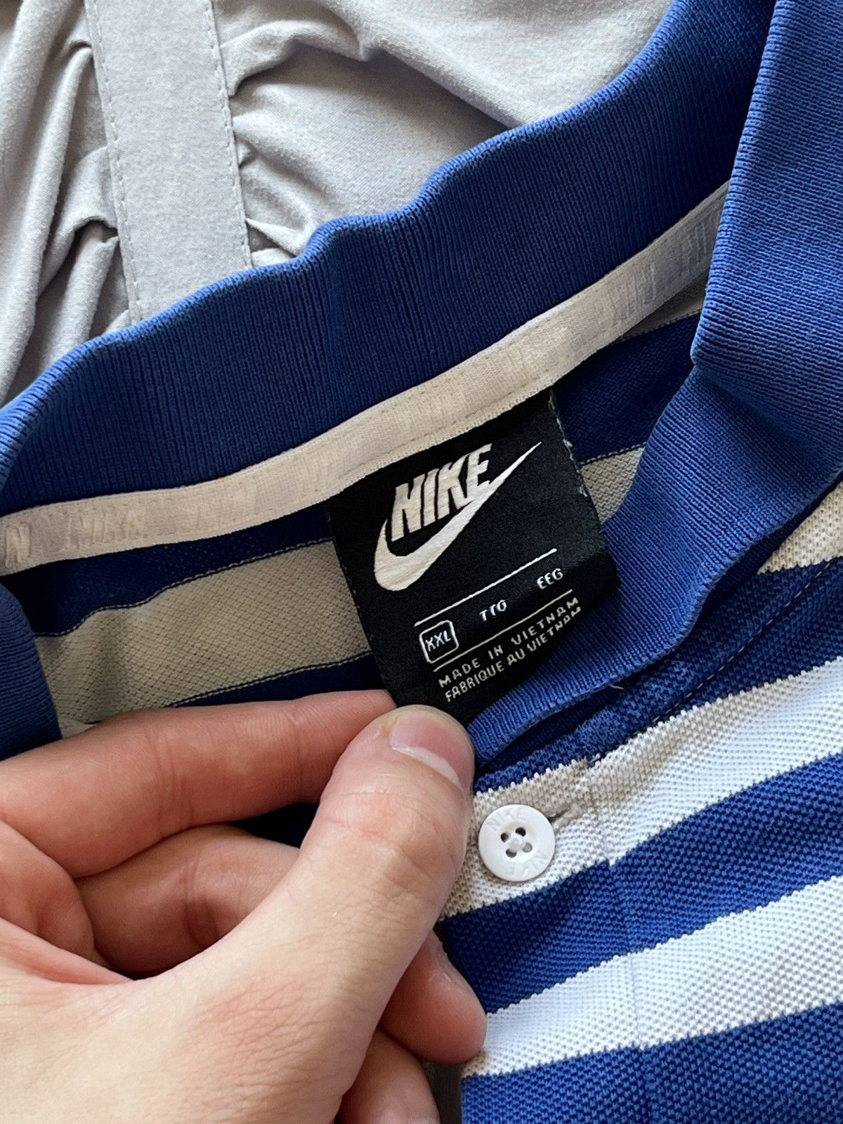 Nike Vintage Nike Polo Shirt Old Money / Tennis Core vibe 2000s Size US XXL / EU 58 / 5 - 3 Thumbnail