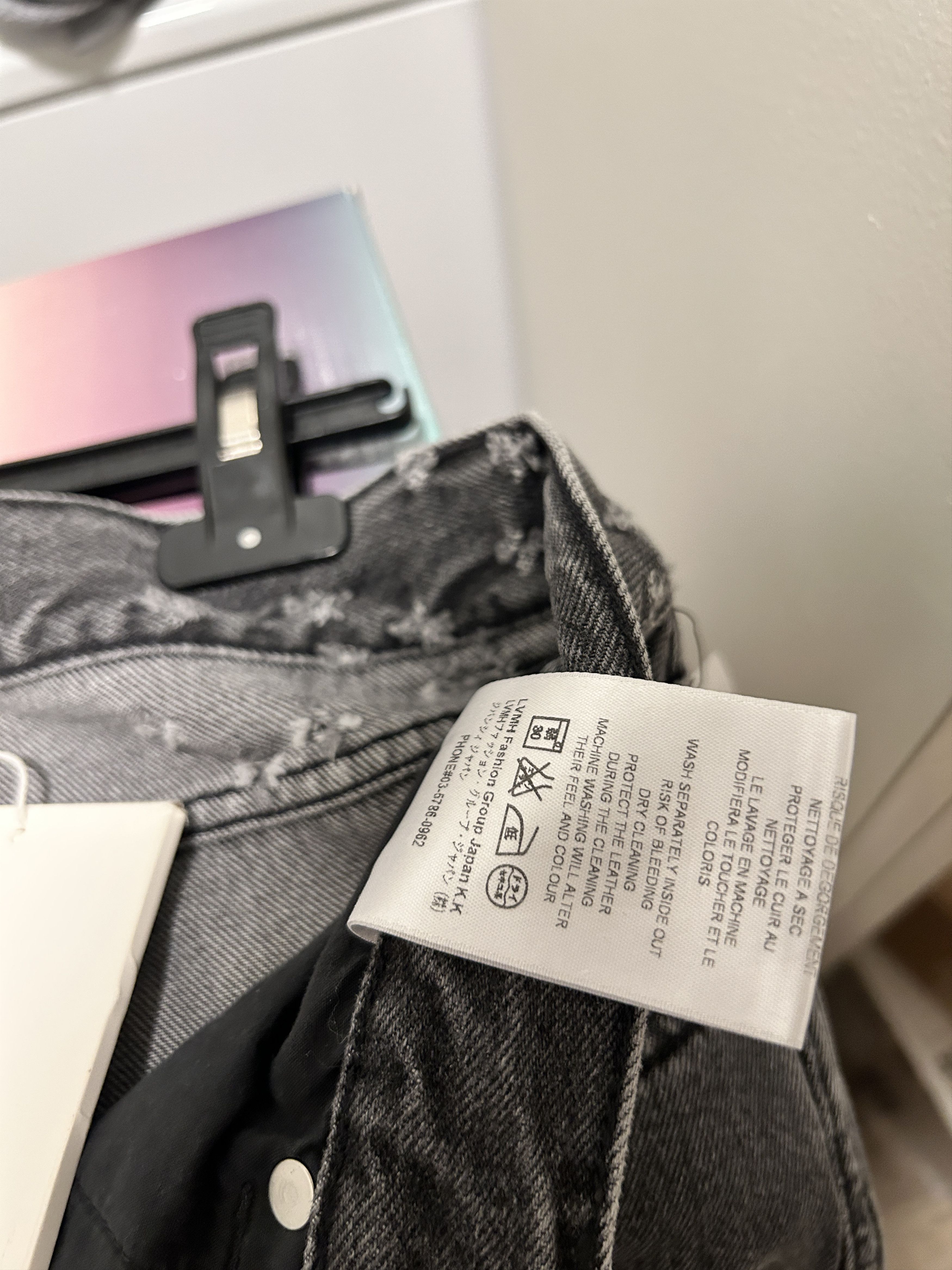 Givenchy medium grey denim jeans trouser holes skinny distressed Size US 30 / EU 46 - 11 Thumbnail