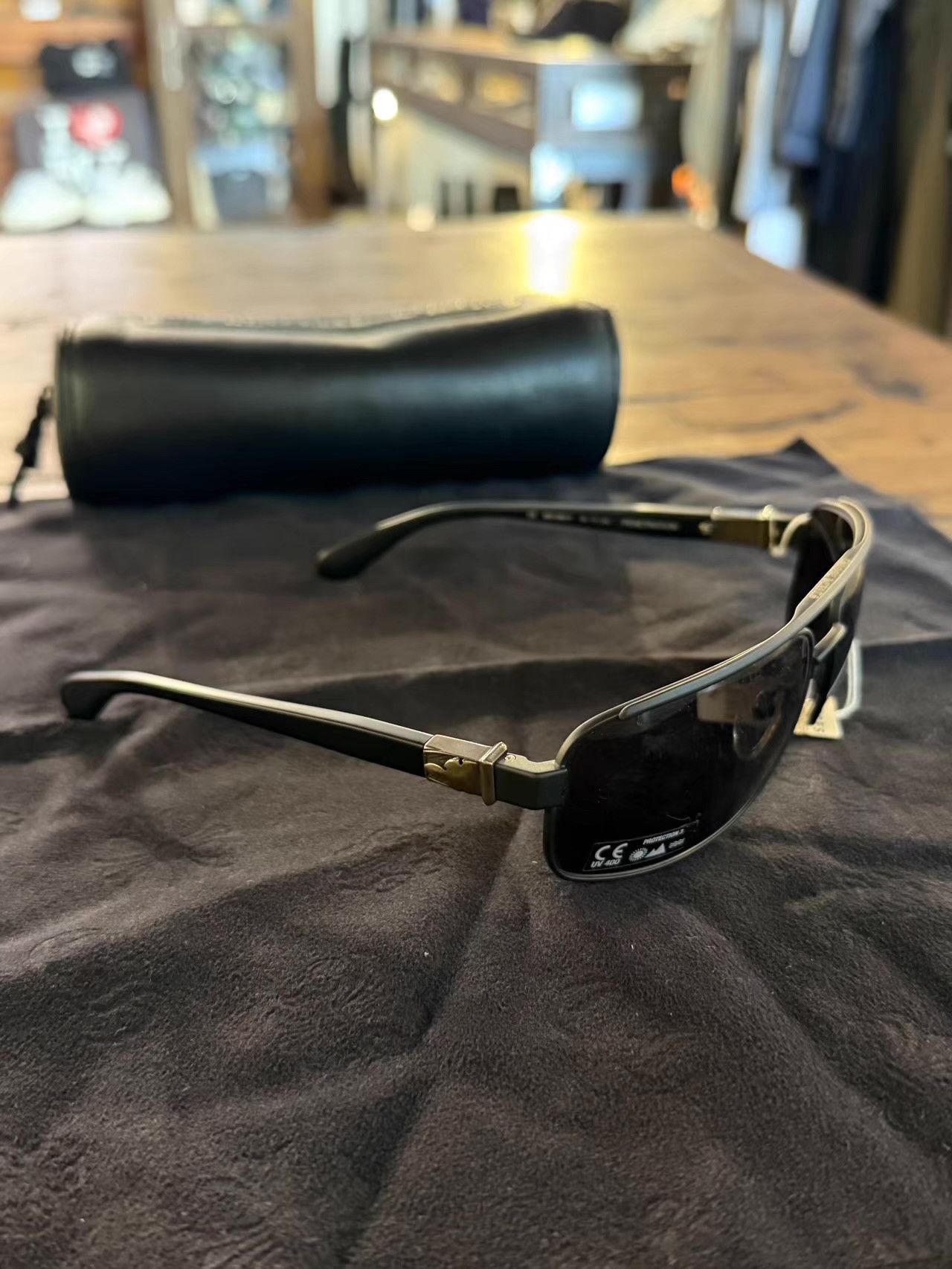 Chrome Hearts Chrome Hearts Penetration Black Sunglasses Ｑ25 Size ONE SIZE - 2 Thumbnail