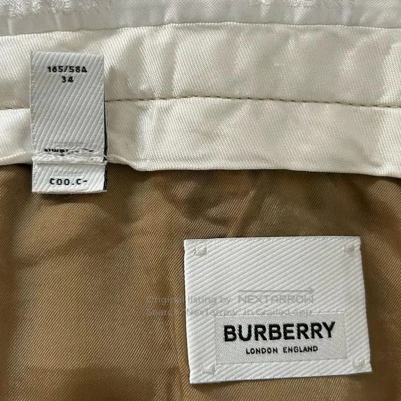 Burberry Burberry Khaki Cotton Women's Casual Pants. Size 23" - 3 Thumbnail