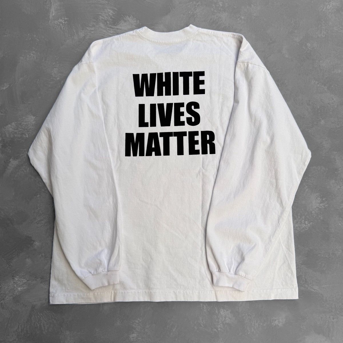 Kanye Yzy Juan Pablo Ii 'white Lives Matter' Tee Sample, Men's (Size Xl) — image 2 of 6