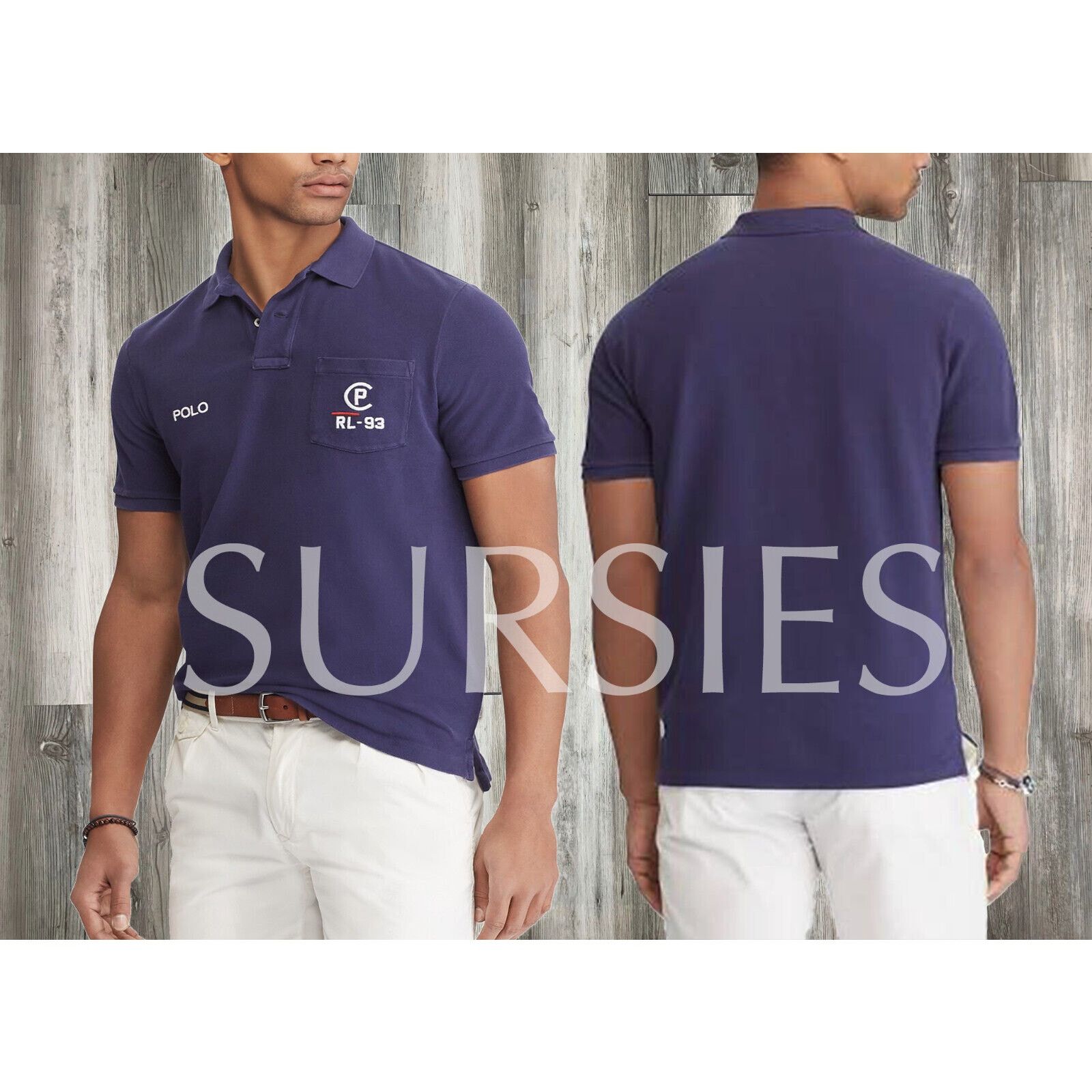 Ralph Lauren POLO RALPH LAUREN POLO SHIRT Men's CP-93 NAVY Classic Fit L Size US L / EU 52-54 / 3 - 1 Thumbnail