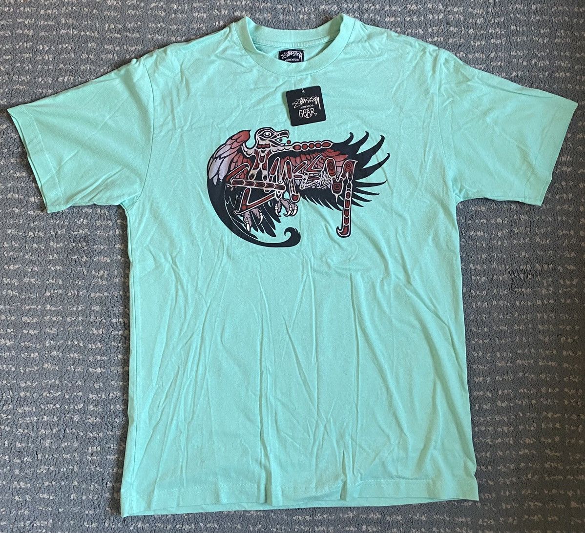 Stussy Stussy - BNWT - T-Shirt - Light Blue - Large - Cotton Size US L / EU 52-54 / 3 - 1 Thumbnail
