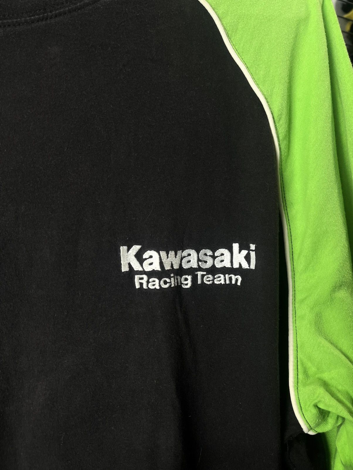 Vintage Vintage Kawasaki Moto GP Racing Team T Shirt Ducati yamaha Size US L / EU 52-54 / 3 - 4 Thumbnail