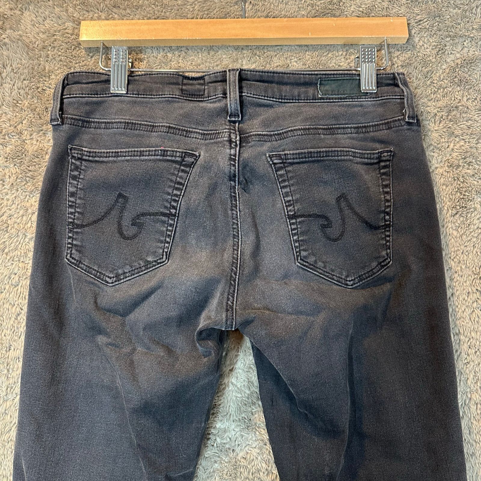 AG Adriano Goldschmied AG Adriano Goldschmied Ankle Skinny Faded Black Jeans 30 Size 30" / US 8 / IT 44 - 4 Thumbnail