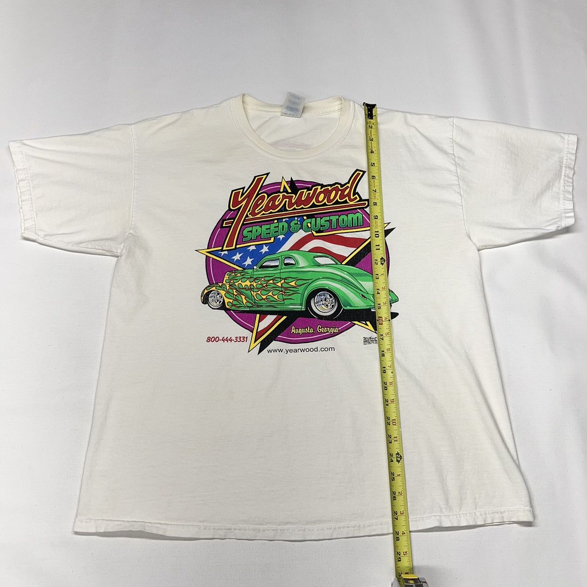 Vintage Street Rod Tee Shirt White Car Classic Auto Shop Custom Y2K Size US XL / EU 56 / 4 - 19 Thumbnail